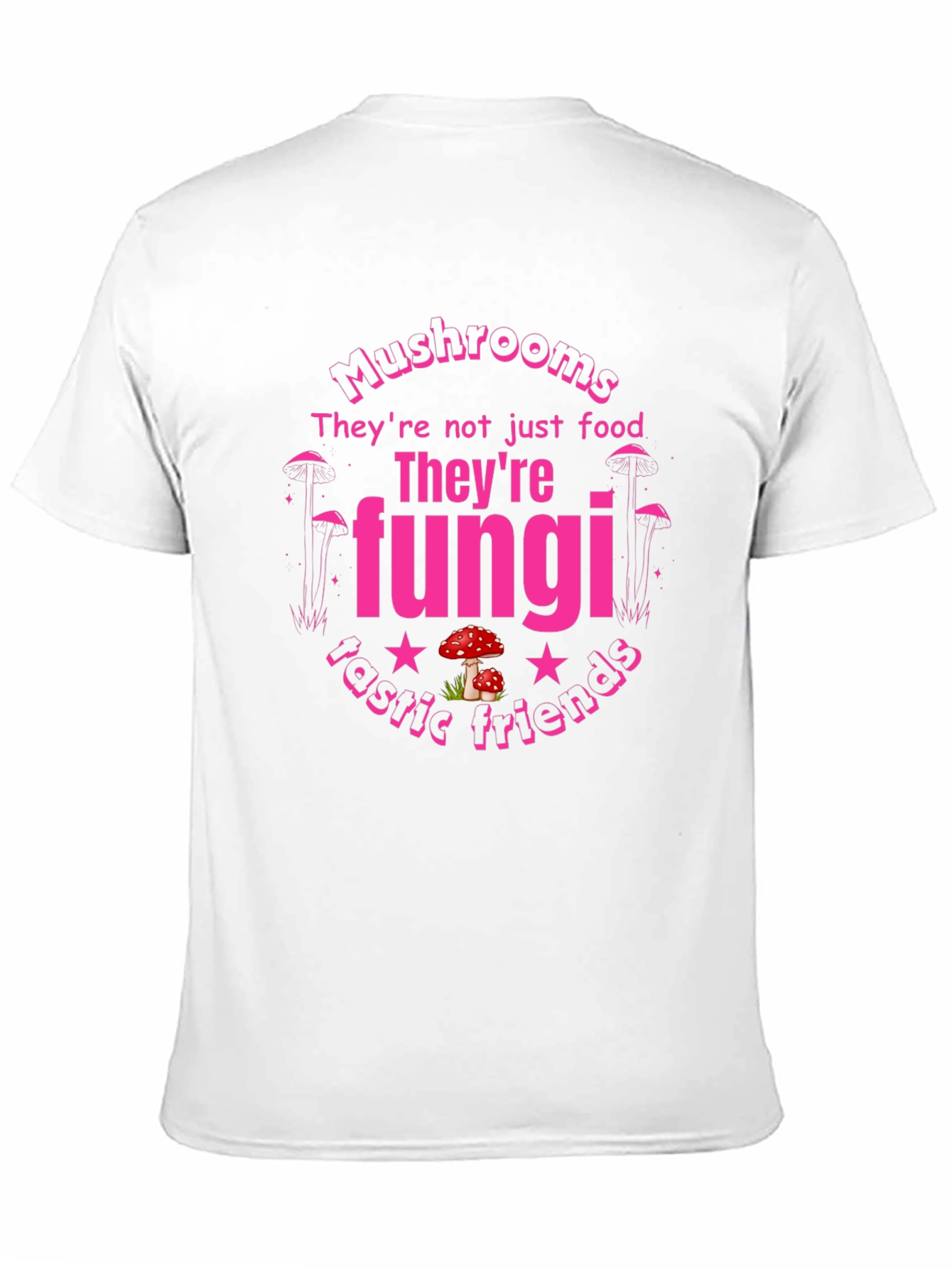 Funghi Fan T-Shirt - Mushrooms Fantastic Friends Tee