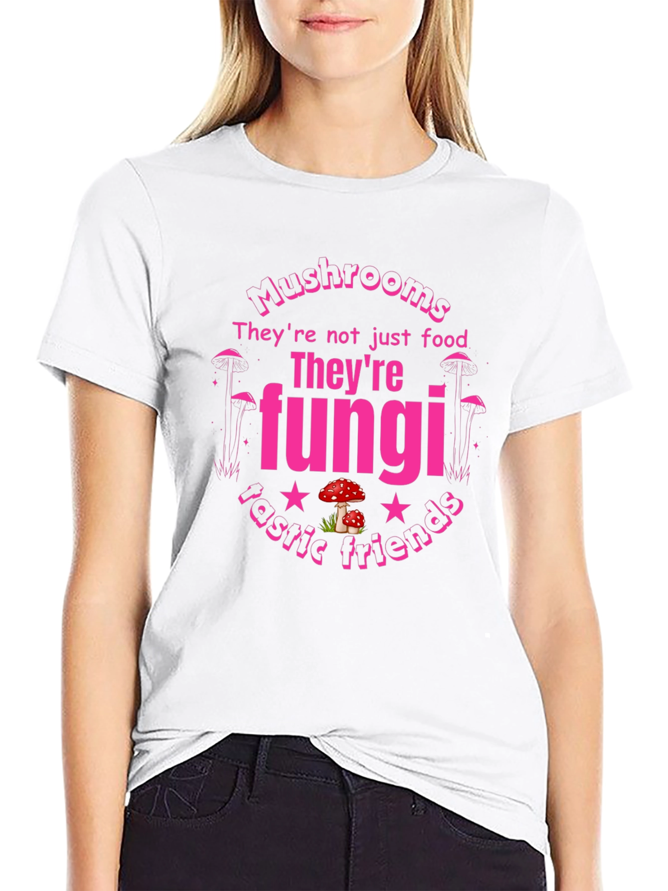 Funghi Fan T-Shirt - Mushrooms Fantastic Friends Tee