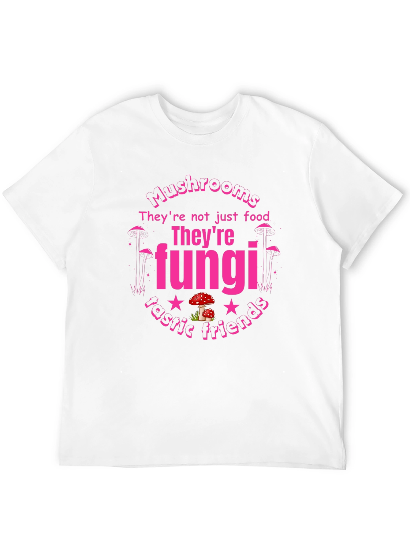 Funghi Fan T-Shirt - Mushrooms Fantastic Friends Tee