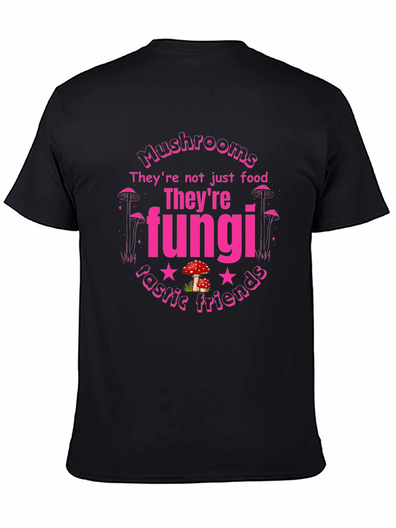 Funghi Fan T-Shirt - Mushrooms Fantastic Friends Tee