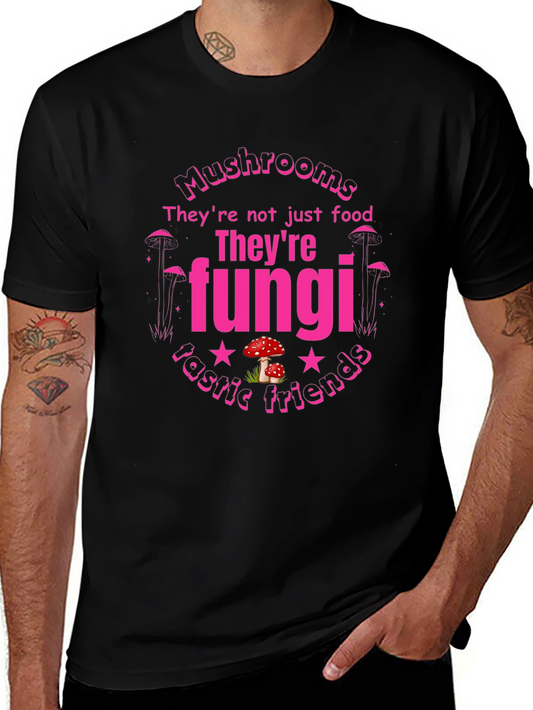 Funghi Fan T-Shirt - Mushrooms Fantastic Friends Tee