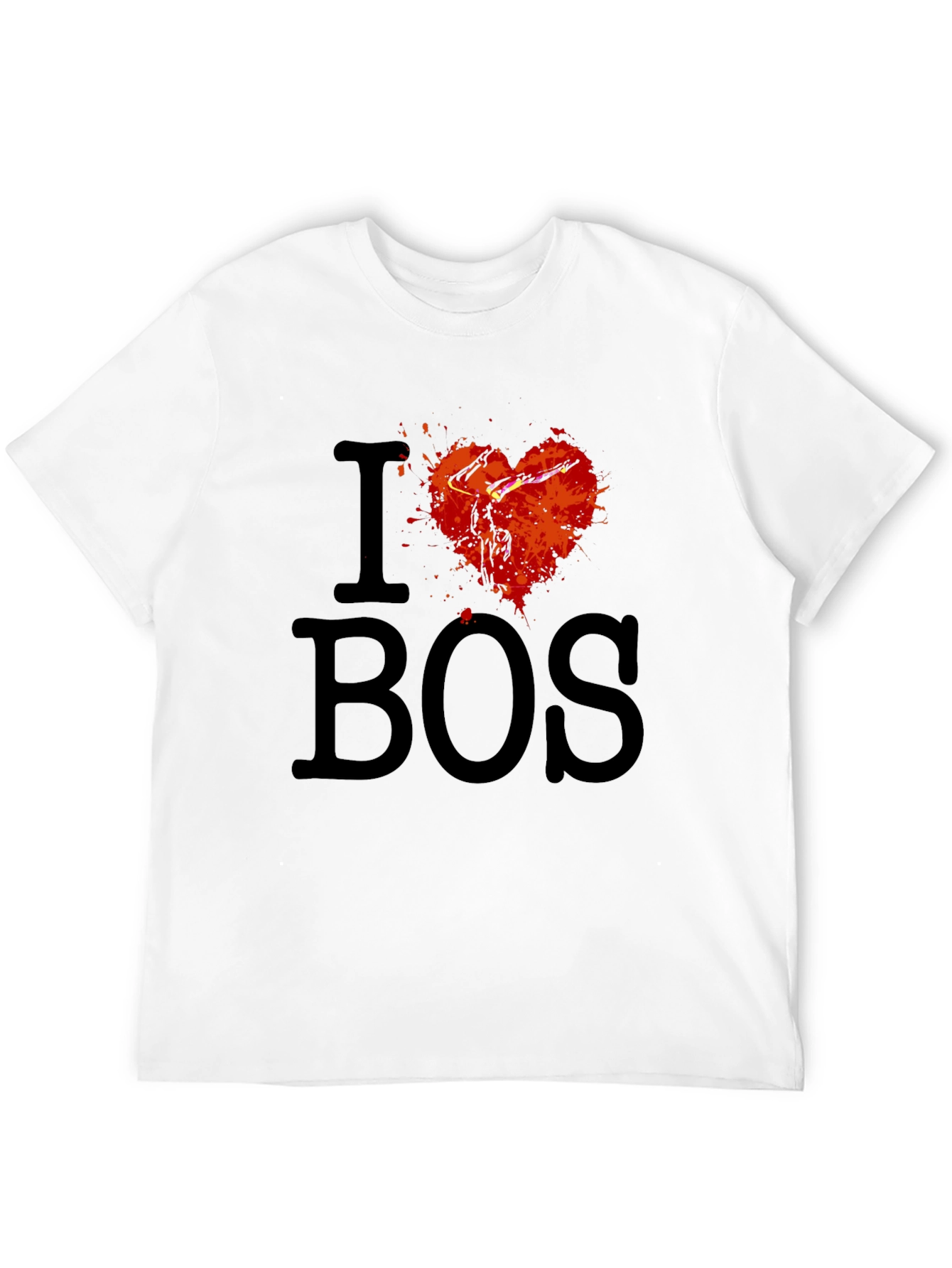 I Love BOS T-Shirt - Boston Pride Tee