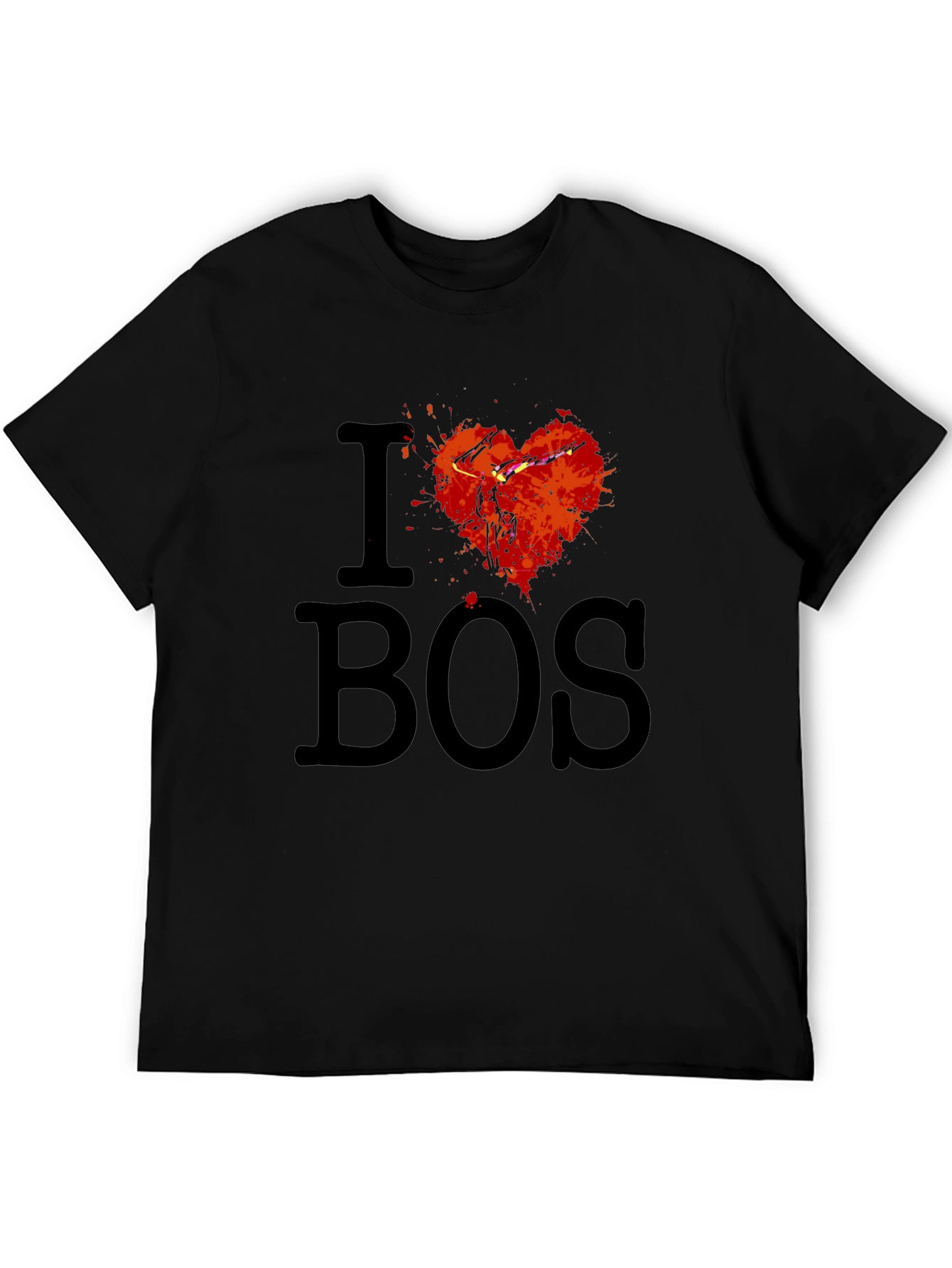 I Love BOS T-Shirt - Boston Pride Tee