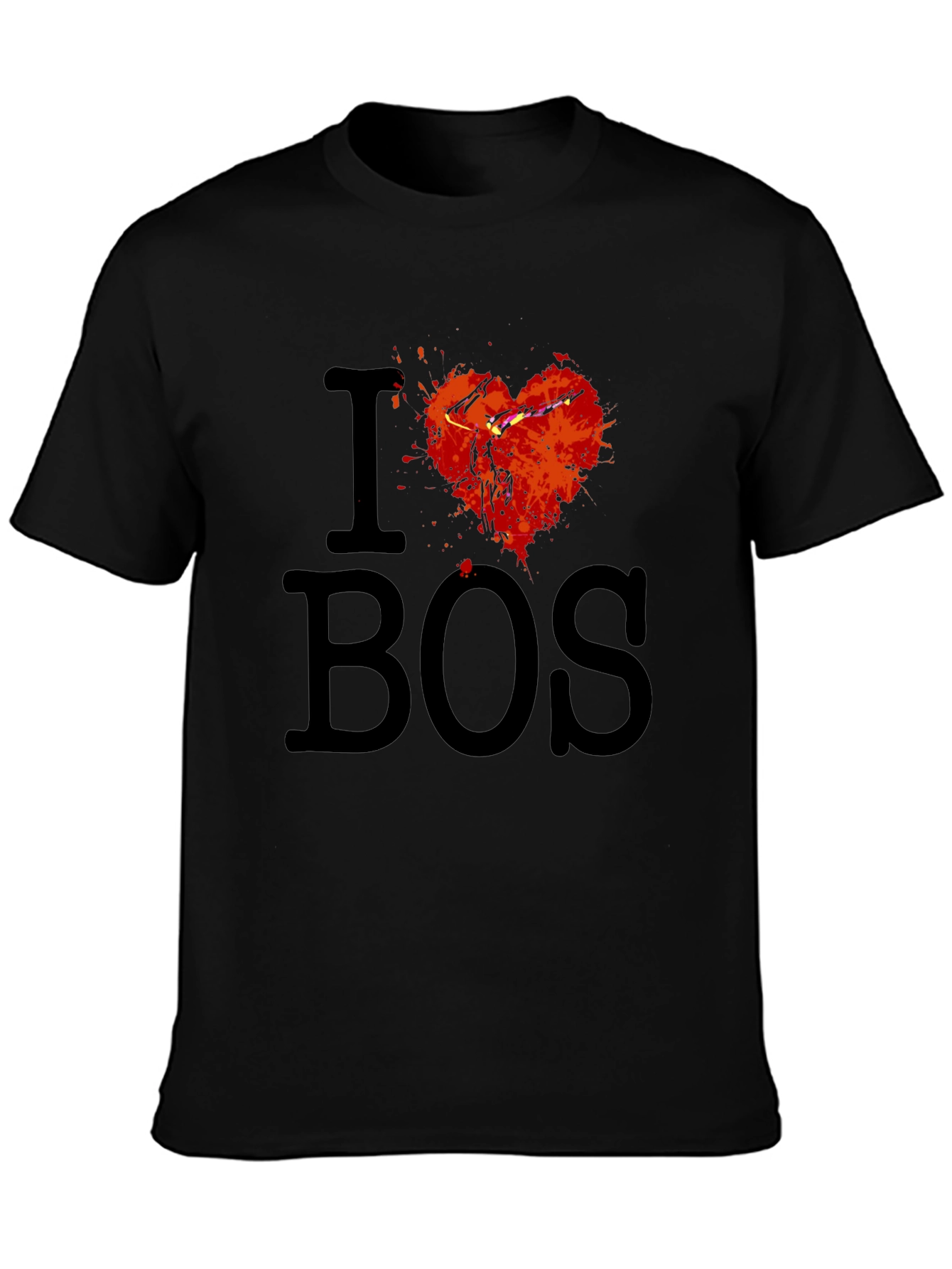 I Love BOS T-Shirt - Boston Pride Tee