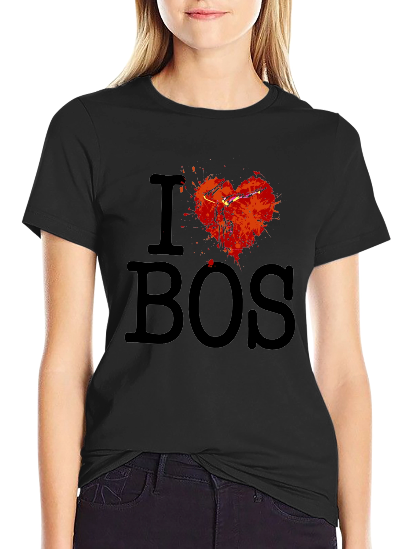 I Love BOS T-Shirt - Boston Pride Tee
