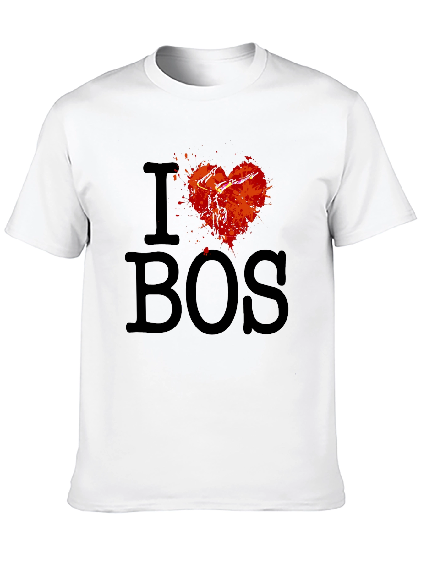 I Love BOS T-Shirt - Boston Pride Tee