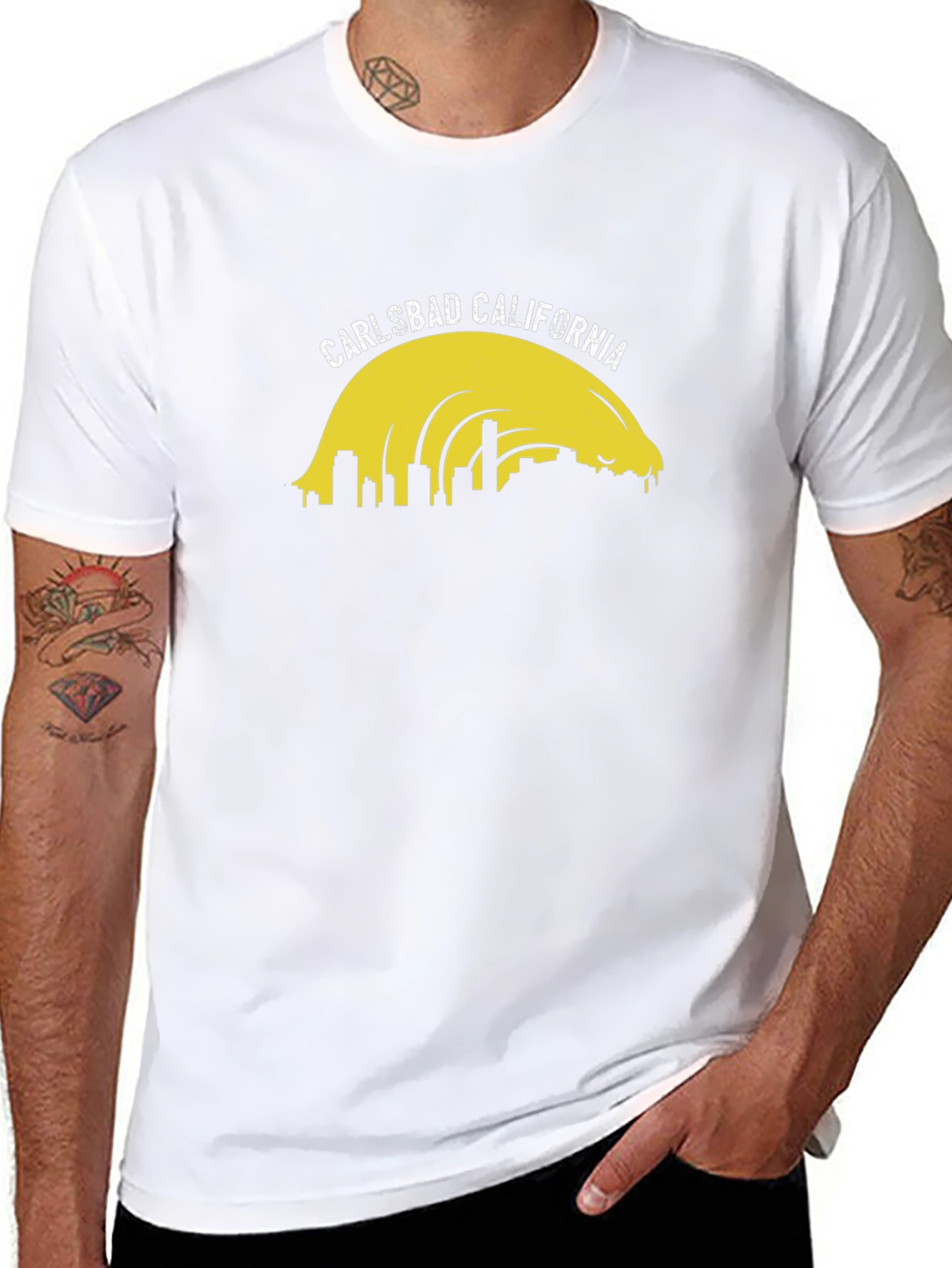 Carlsbad California Skyline Graphic Tee