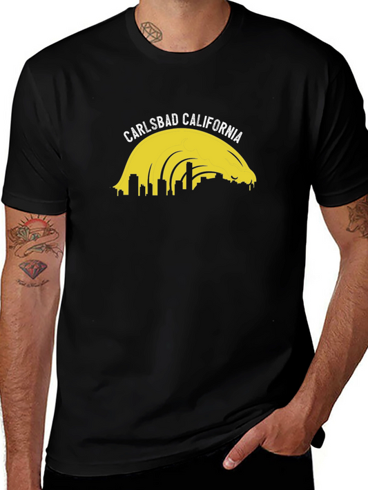 Carlsbad California Skyline Graphic Tee
