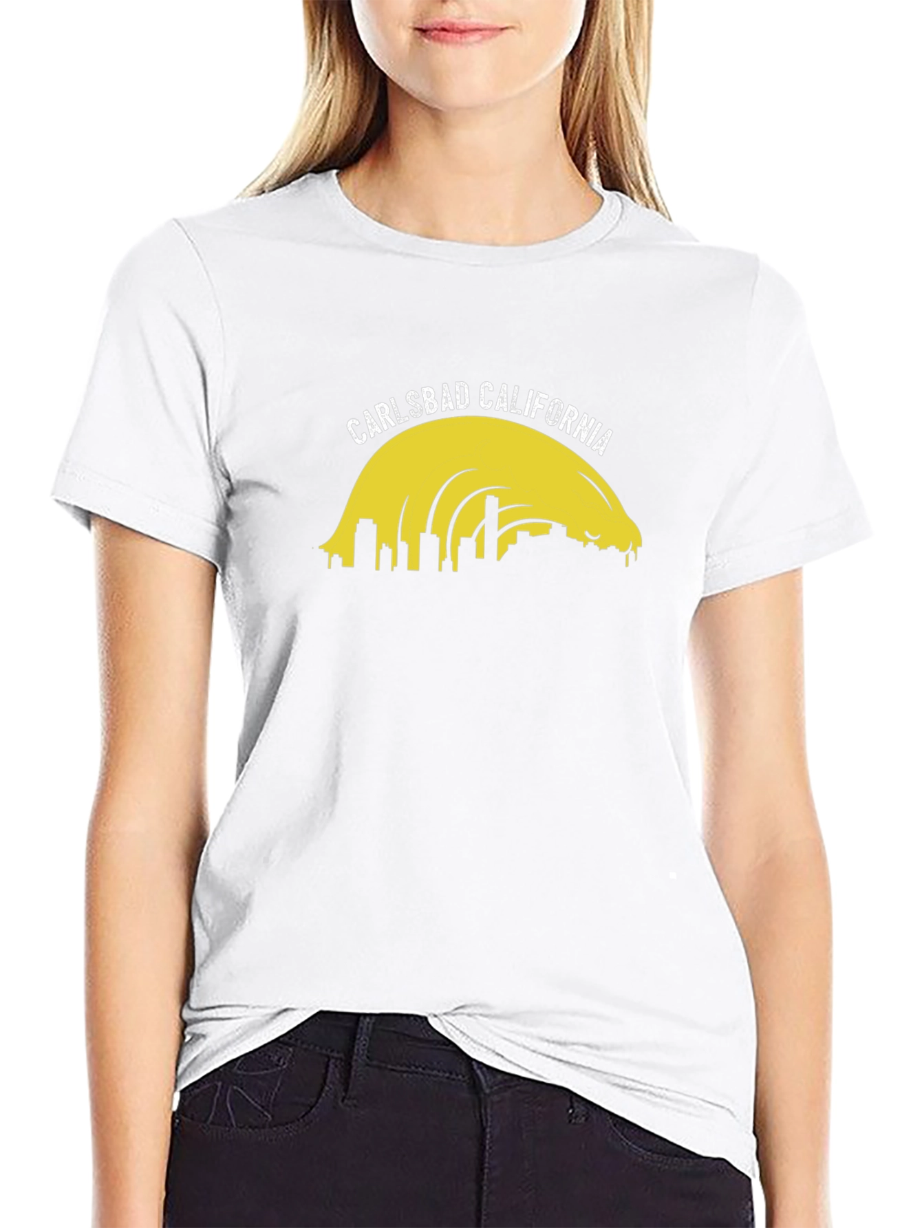 Carlsbad California Skyline Graphic Tee