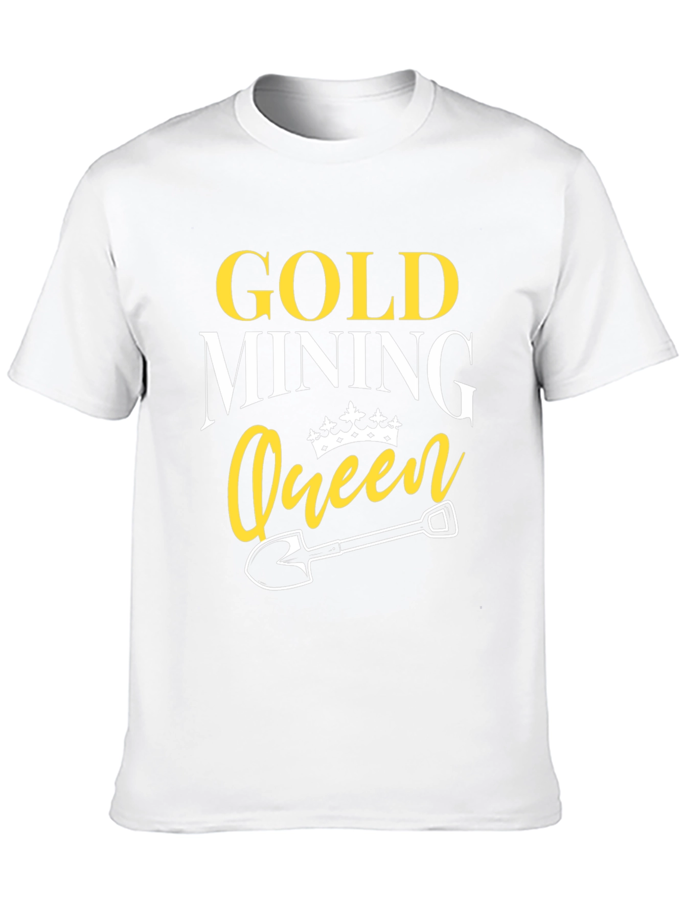 Gold Mining Queen Black T-Shirt