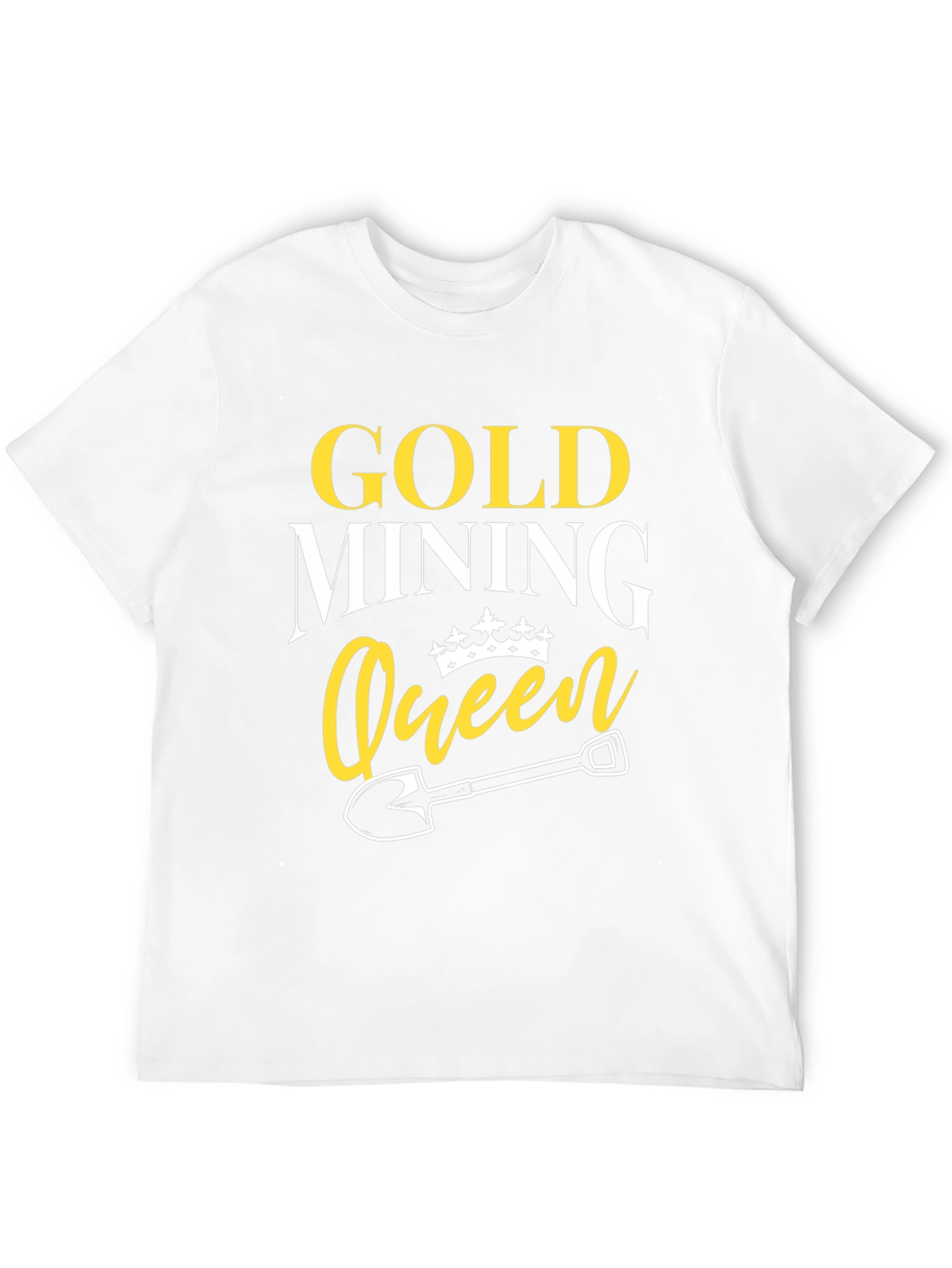 Gold Mining Queen Black T-Shirt