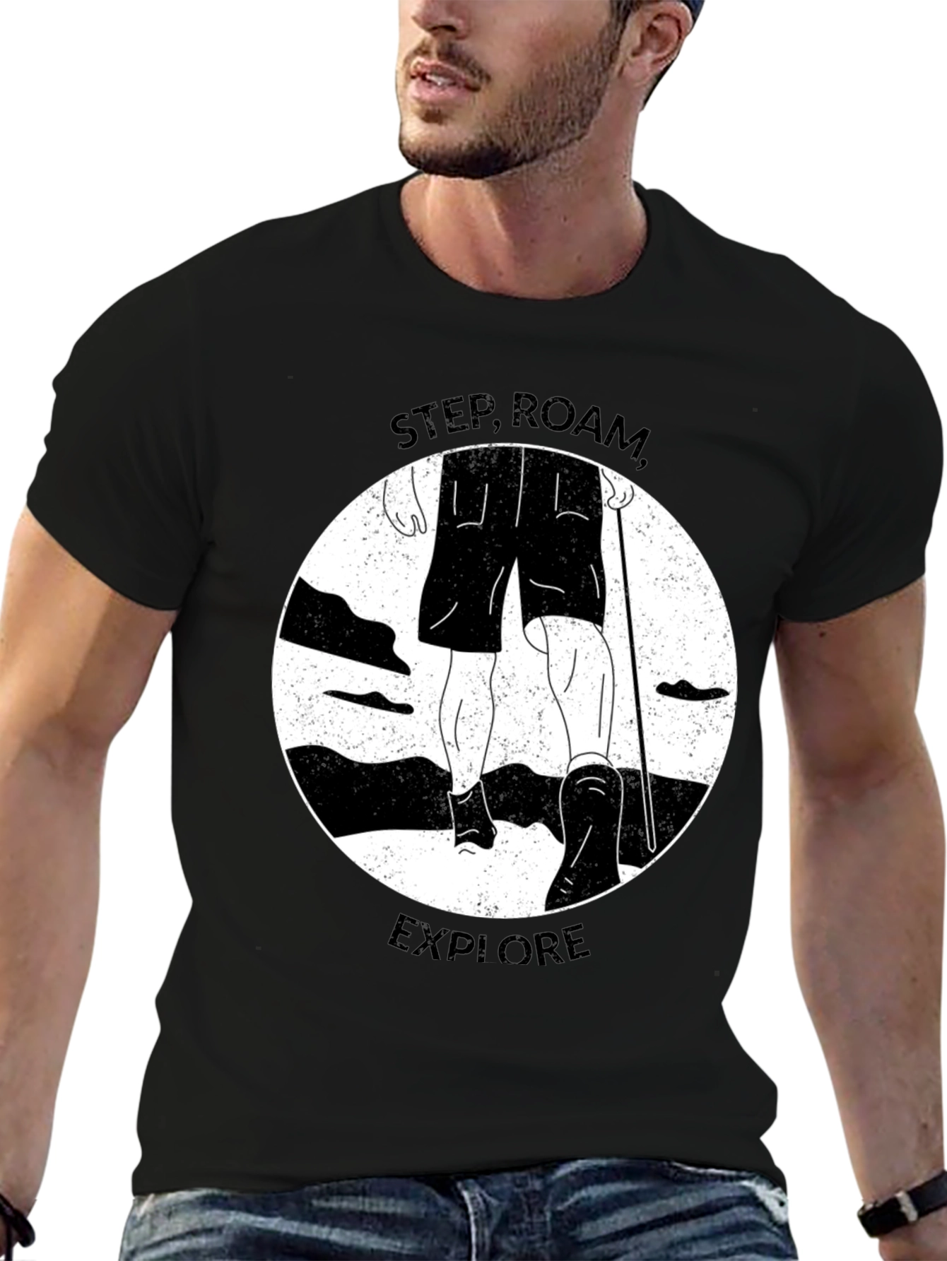 Step Roam Explore Graphic Tee