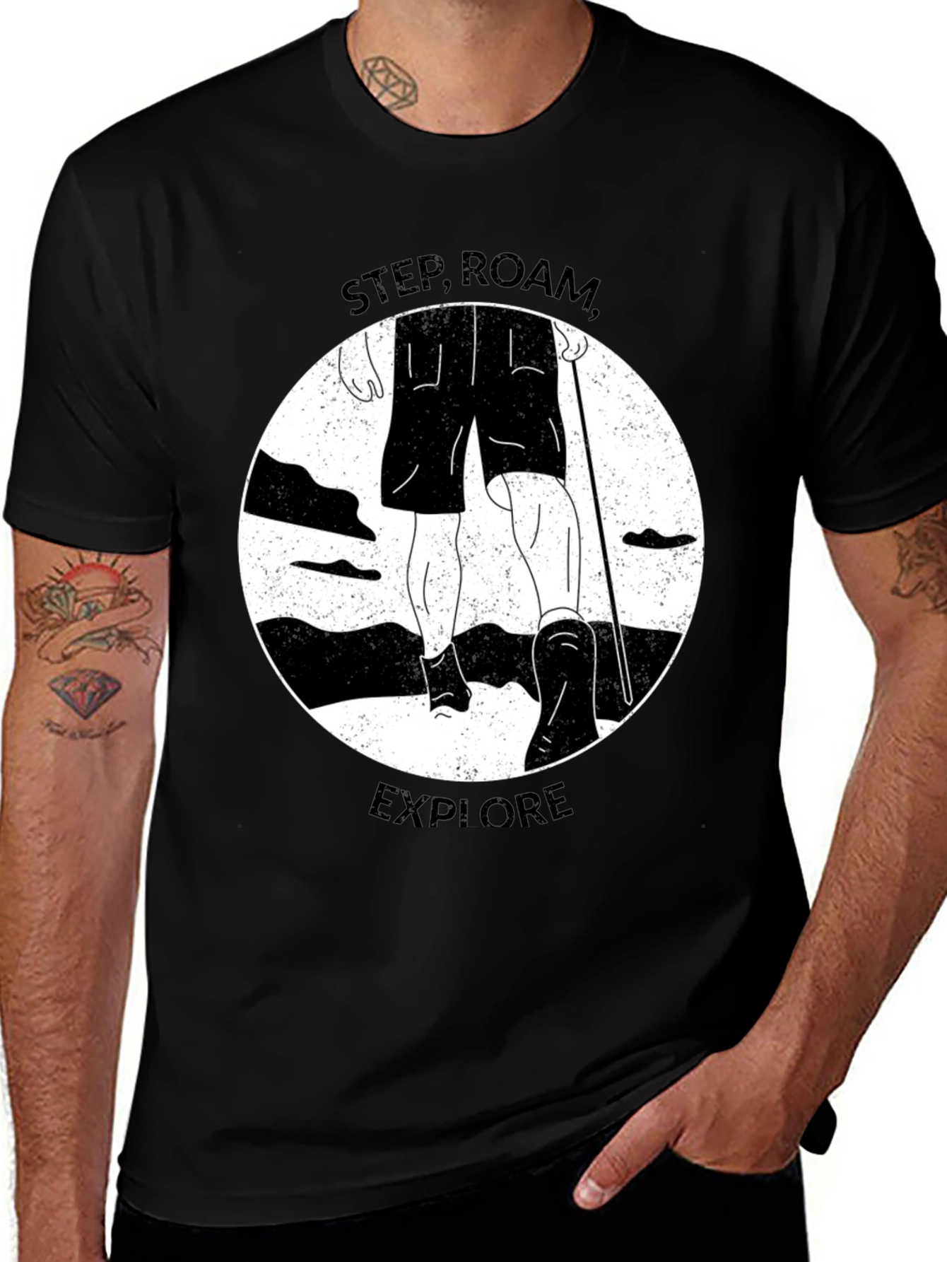Step Roam Explore Graphic Tee