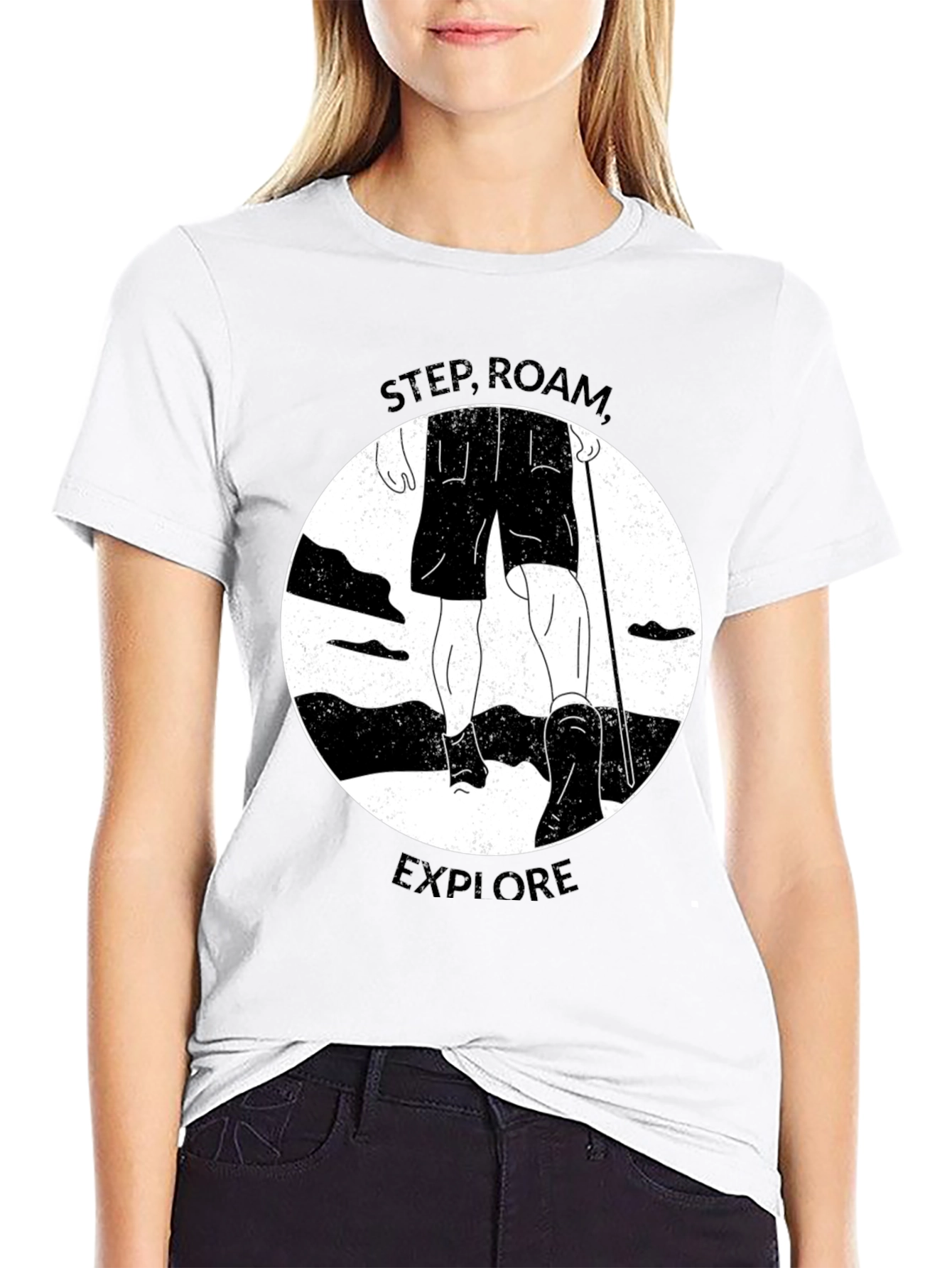 Step Roam Explore Graphic Tee
