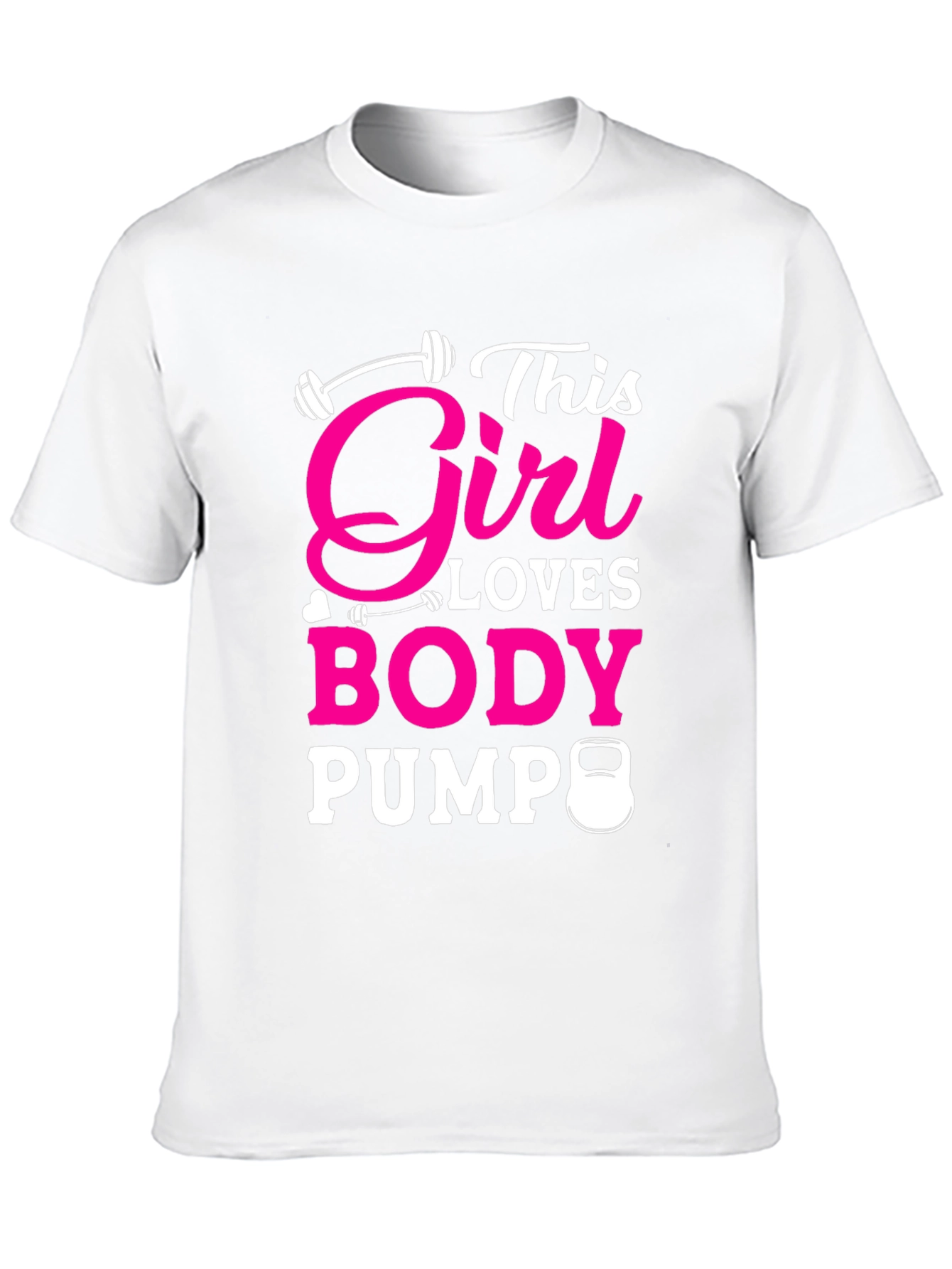 This Girl Loves Body Pump Black T-Shirt