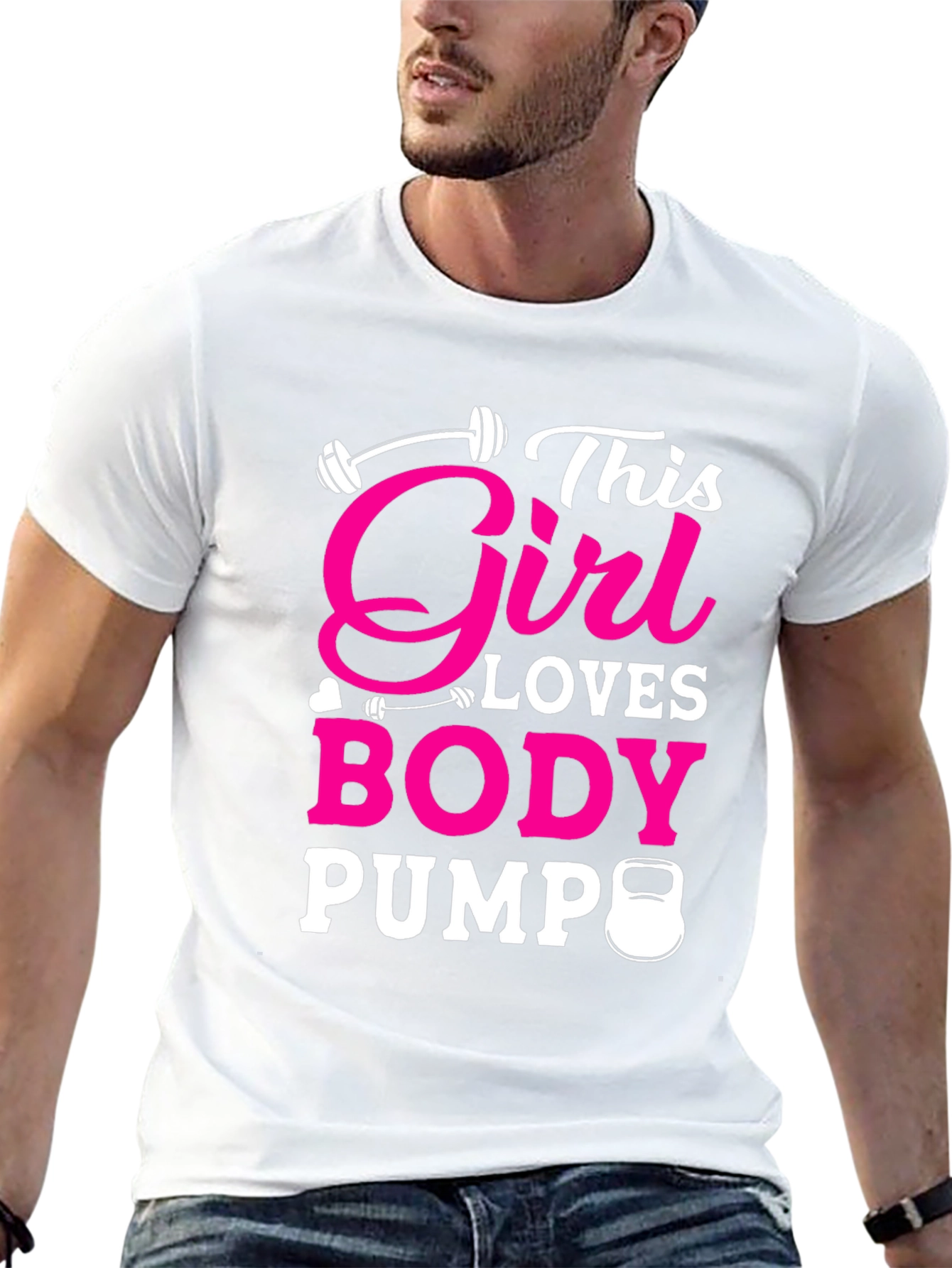 This Girl Loves Body Pump Black T-Shirt