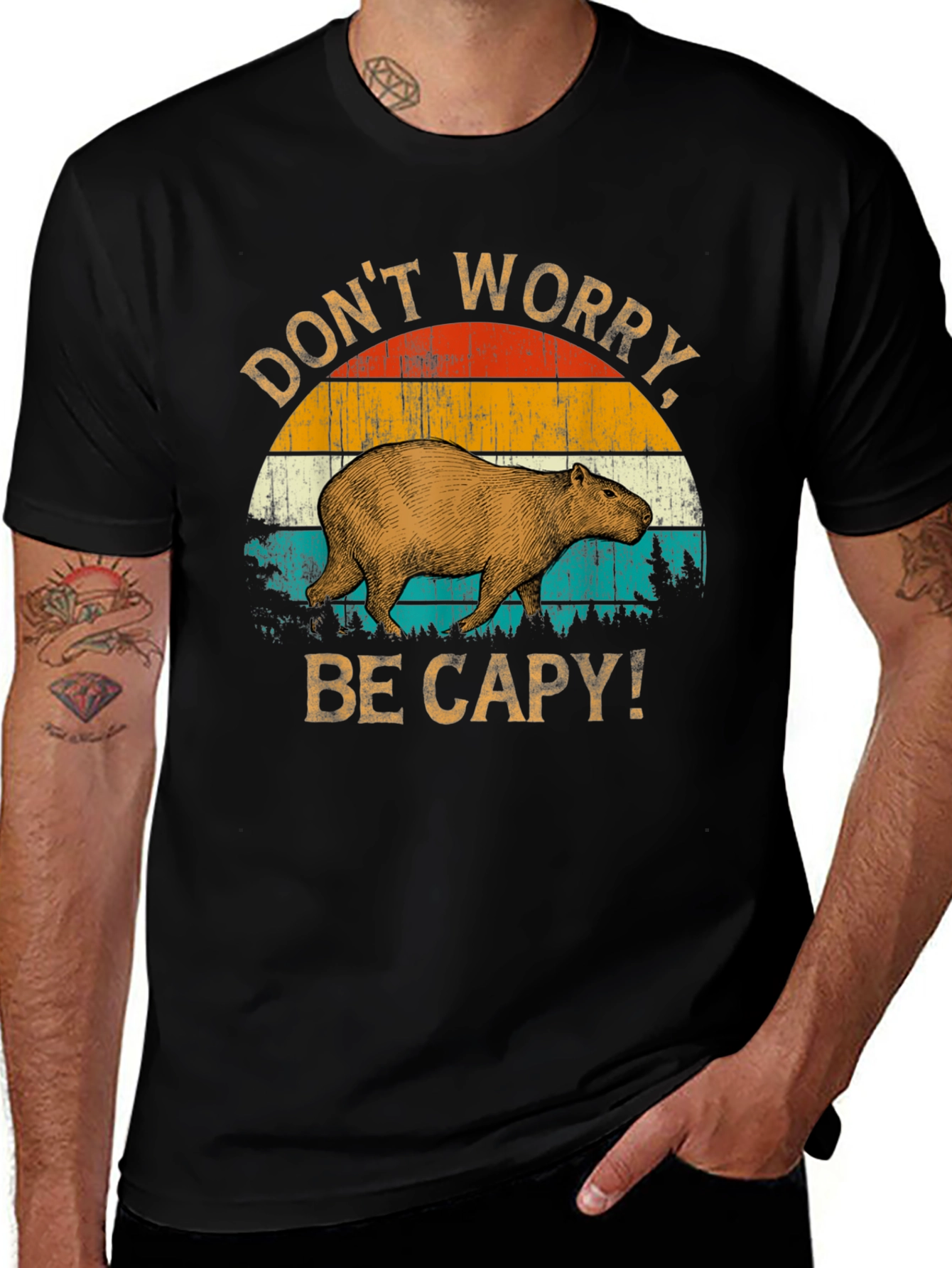 Dont Worry Be Capy T-Shirt