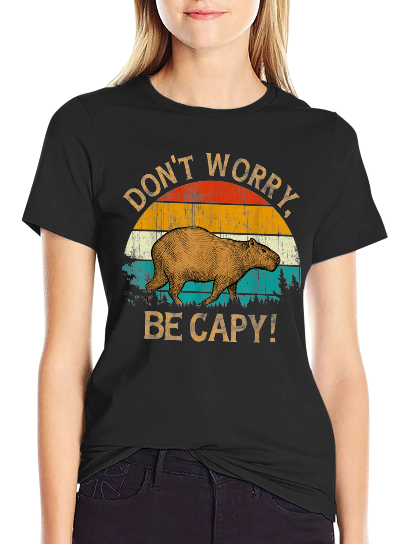 Dont Worry Be Capy T-Shirt