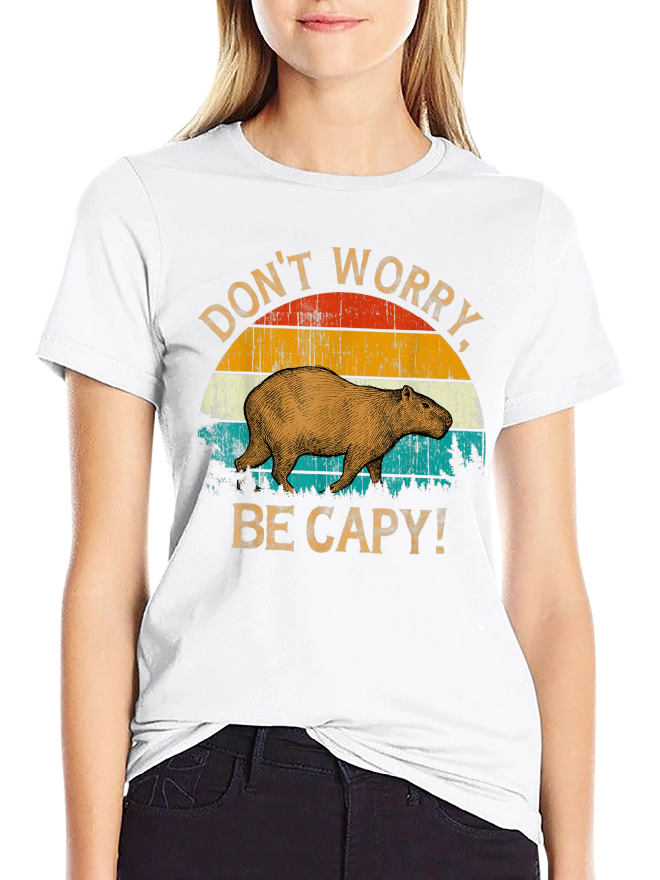 Dont Worry Be Capy T-Shirt