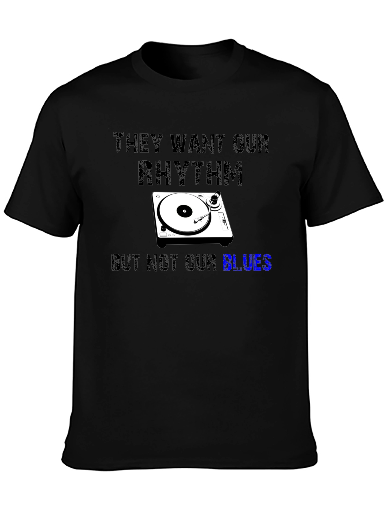 Rhythm & Blues Graphic Tee - Music Lover Shirt