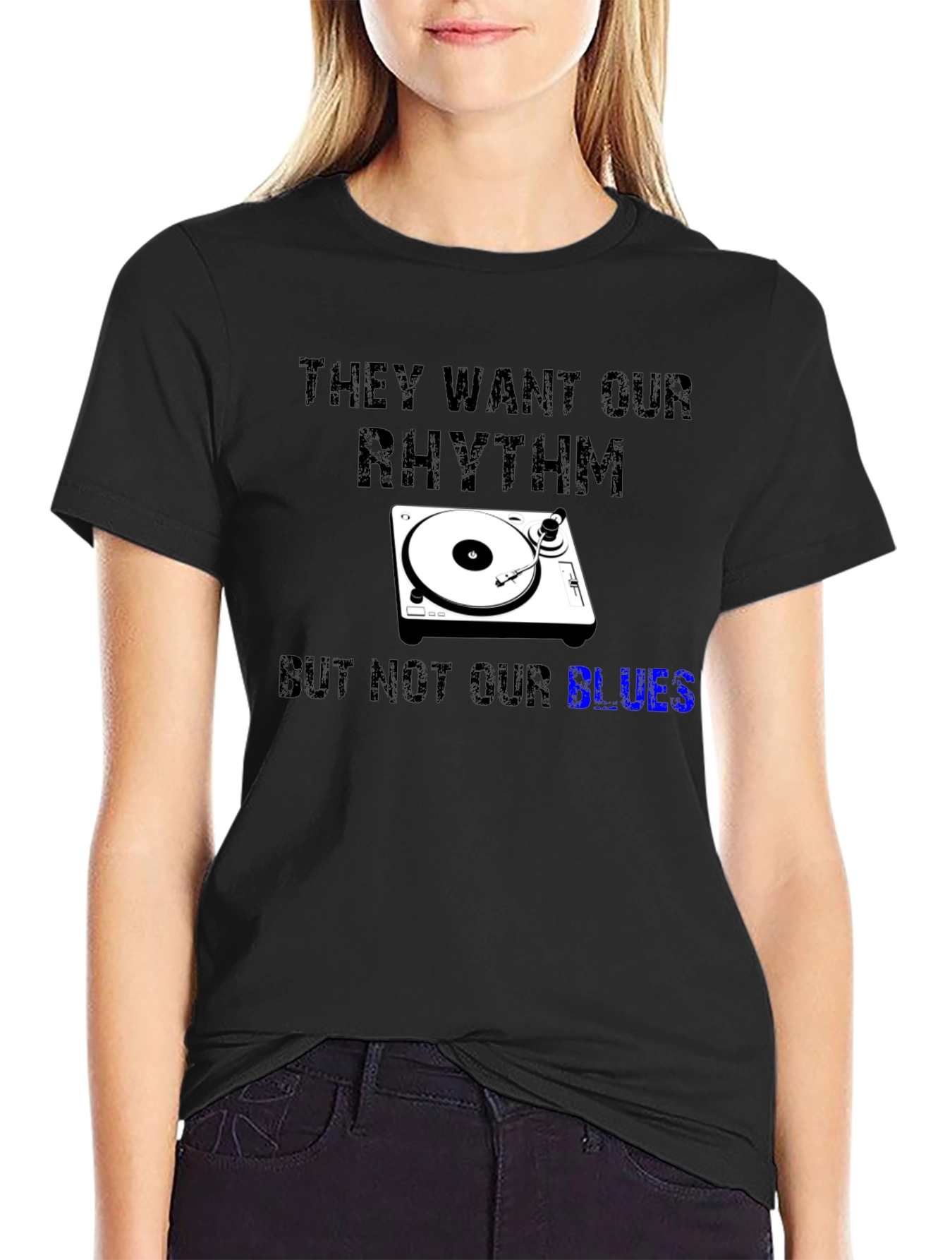 Rhythm & Blues Graphic Tee - Music Lover Shirt