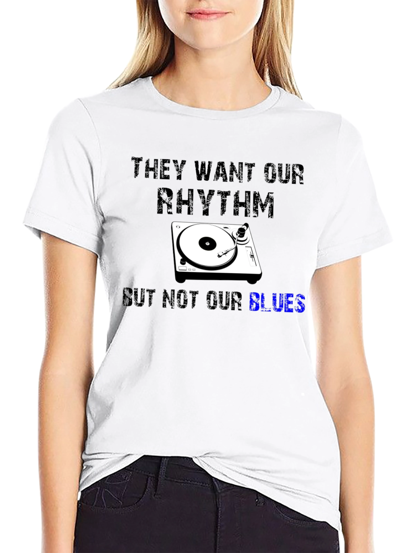 Rhythm & Blues Graphic Tee - Music Lover Shirt