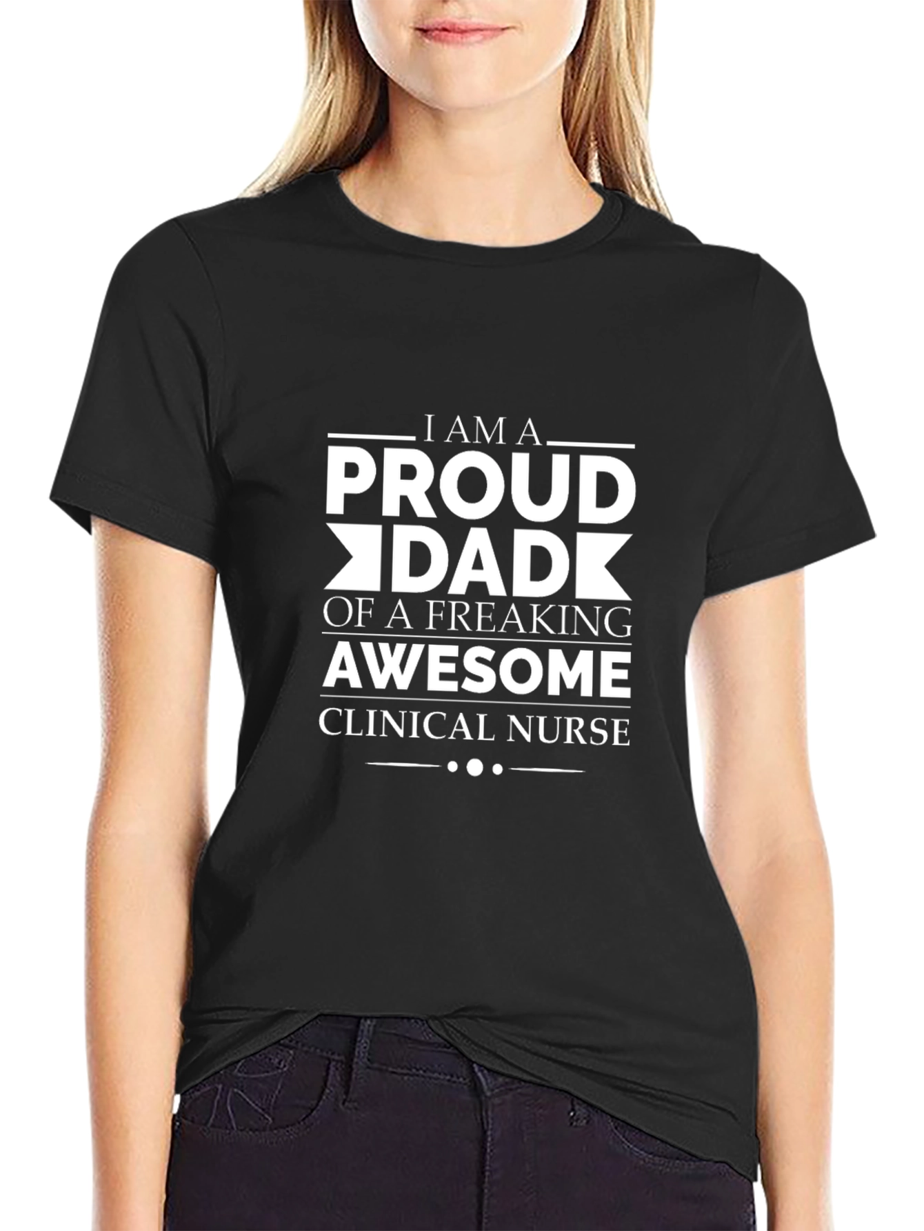 Proud Dad of Awesome Clinical Nurse T-Shirt