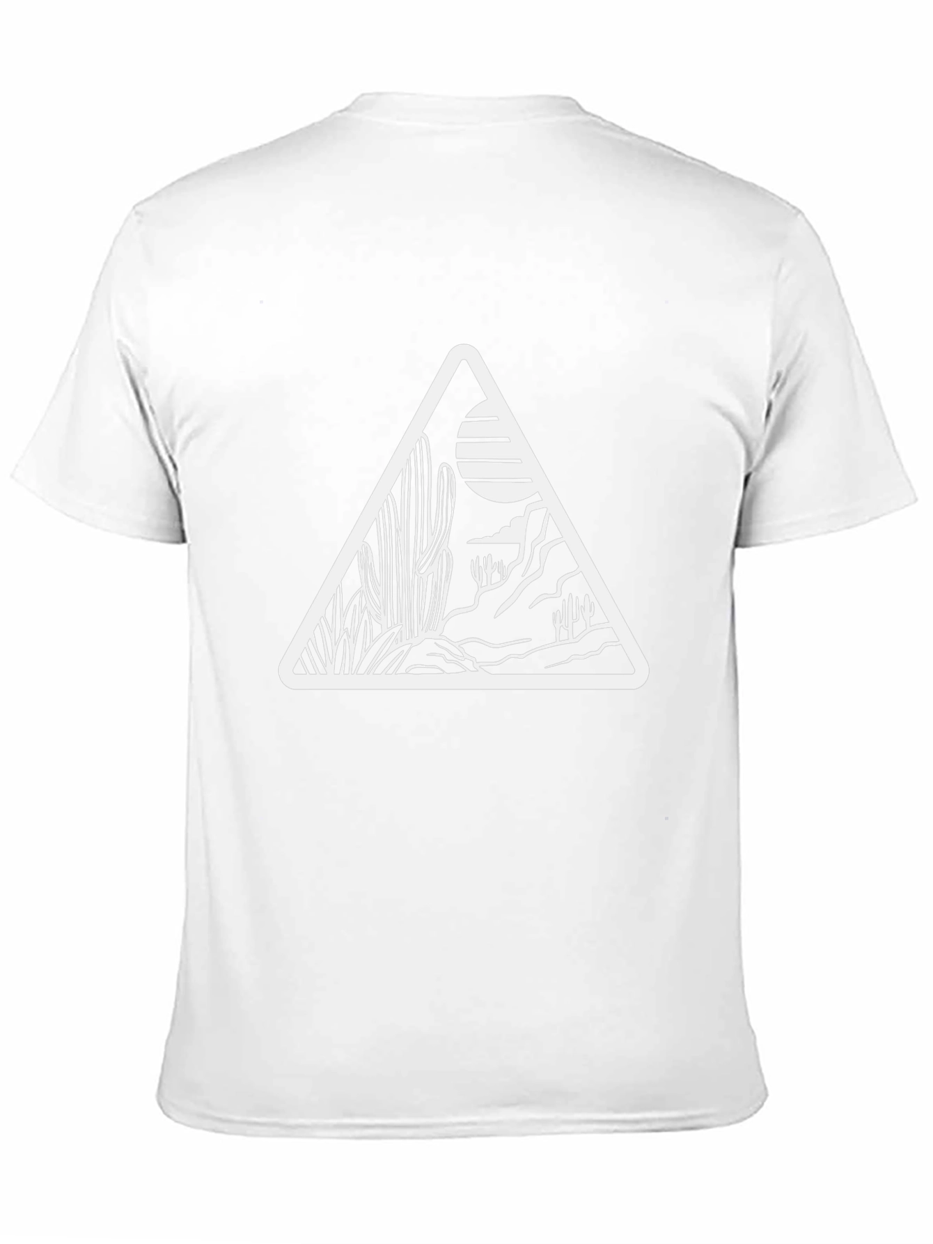 Desert Scene Triangle Graphic Tee
