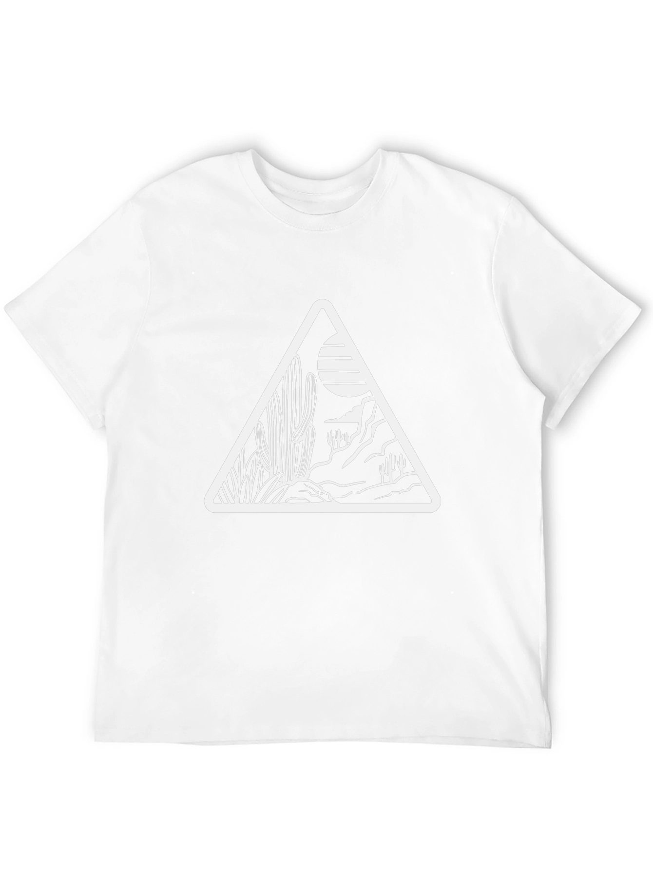 Desert Scene Triangle Graphic Tee