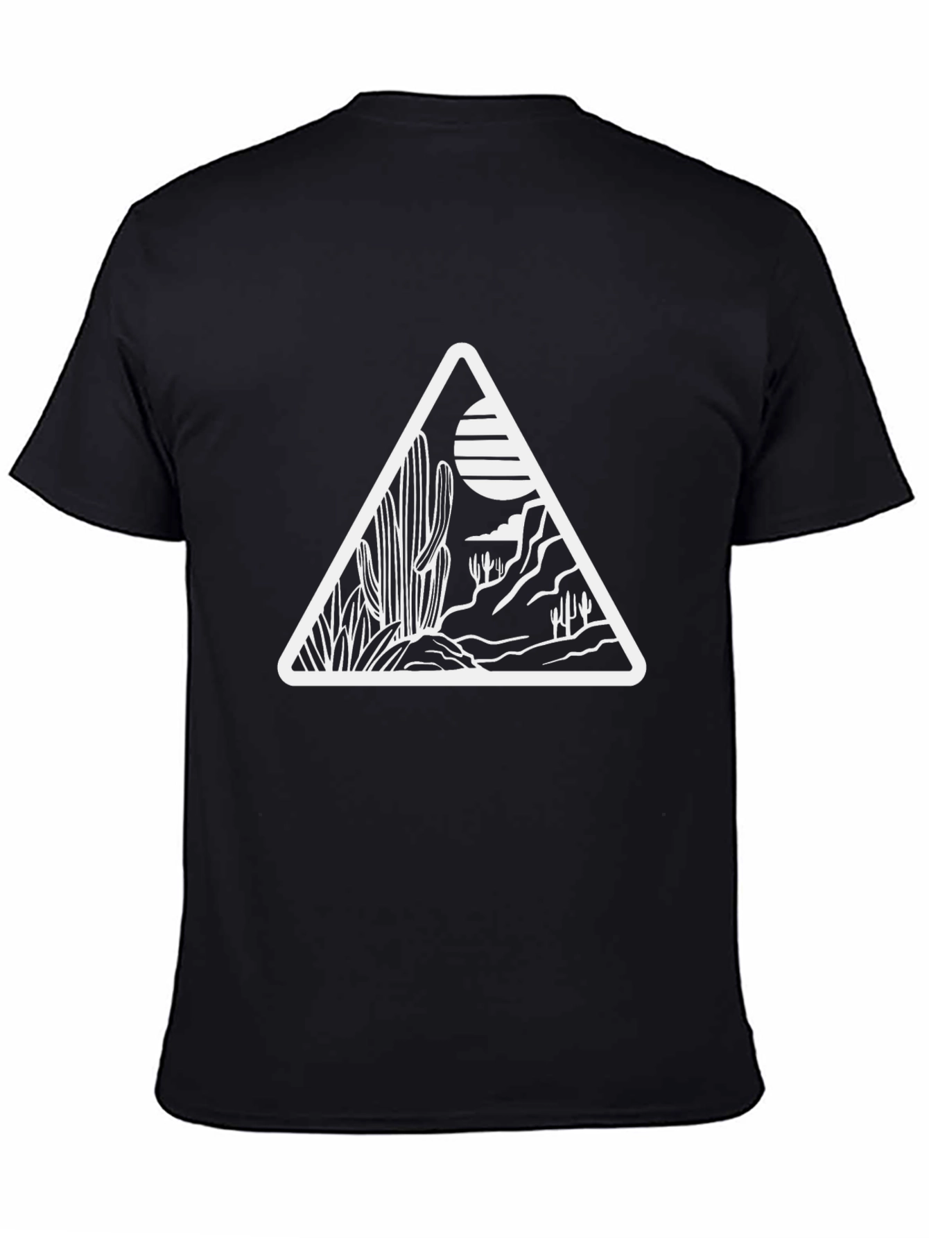 Desert Scene Triangle Graphic Tee