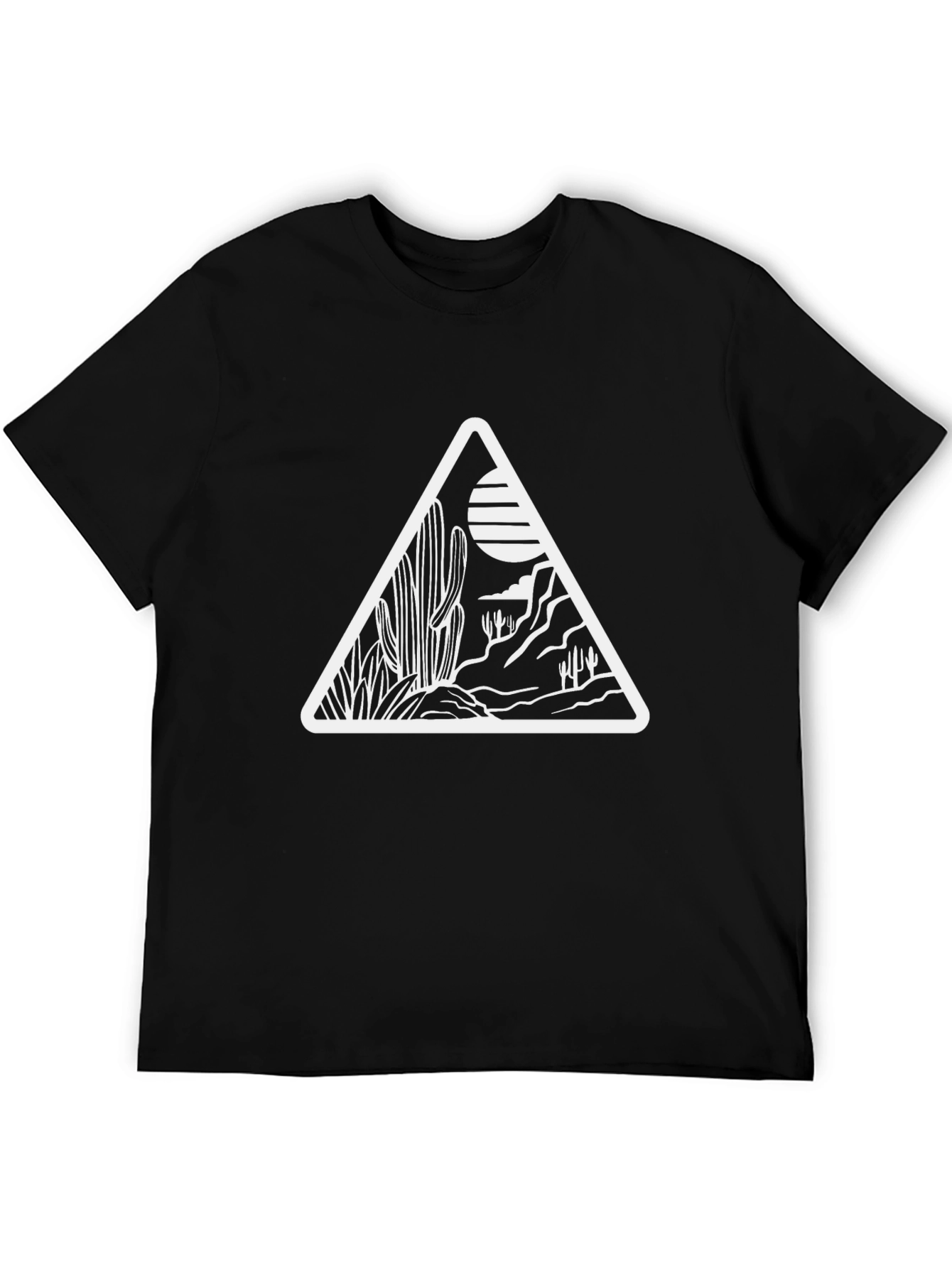 Desert Scene Triangle Graphic Tee