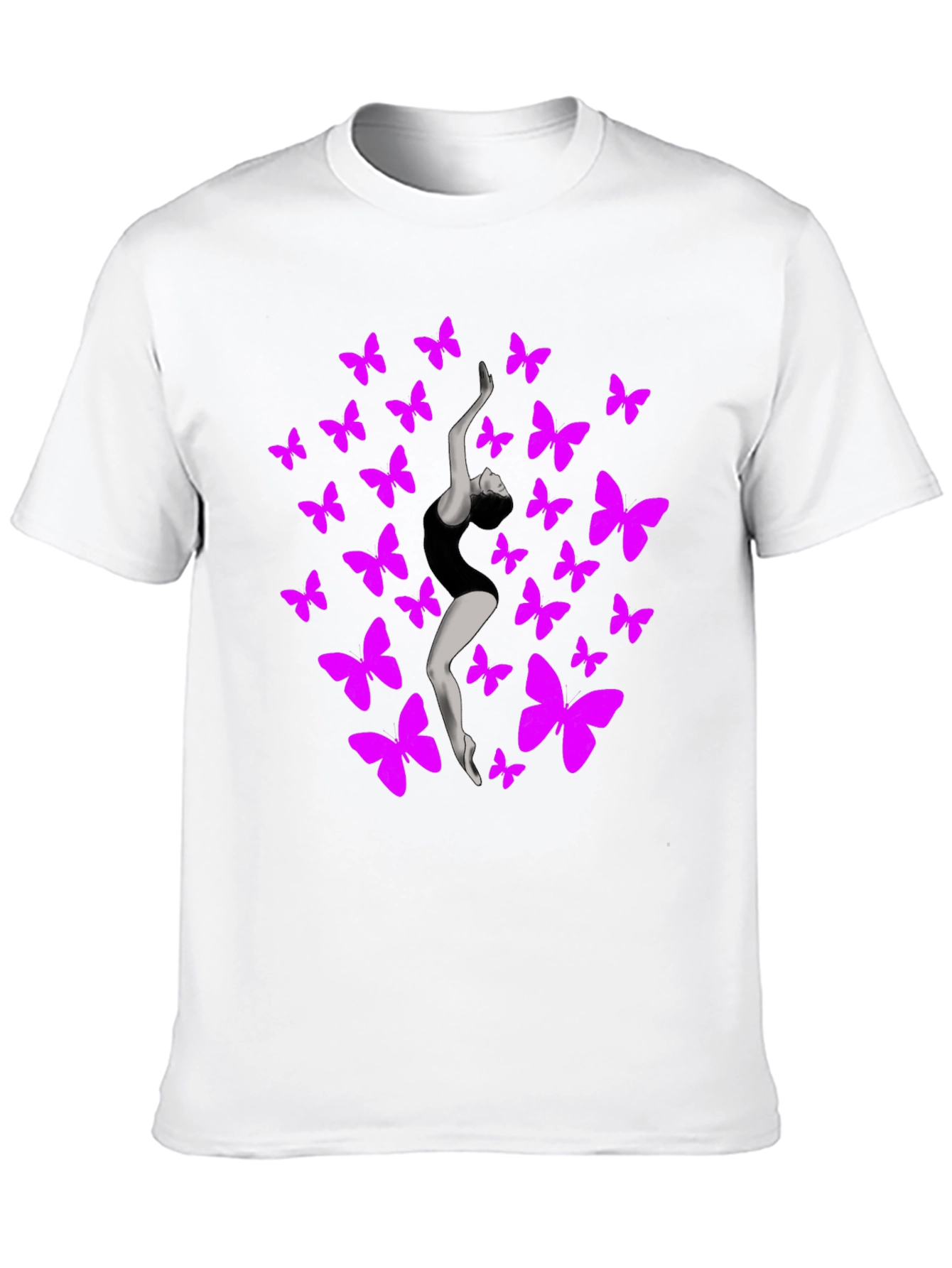 Butterfly Dancer Graphic Tee - Black