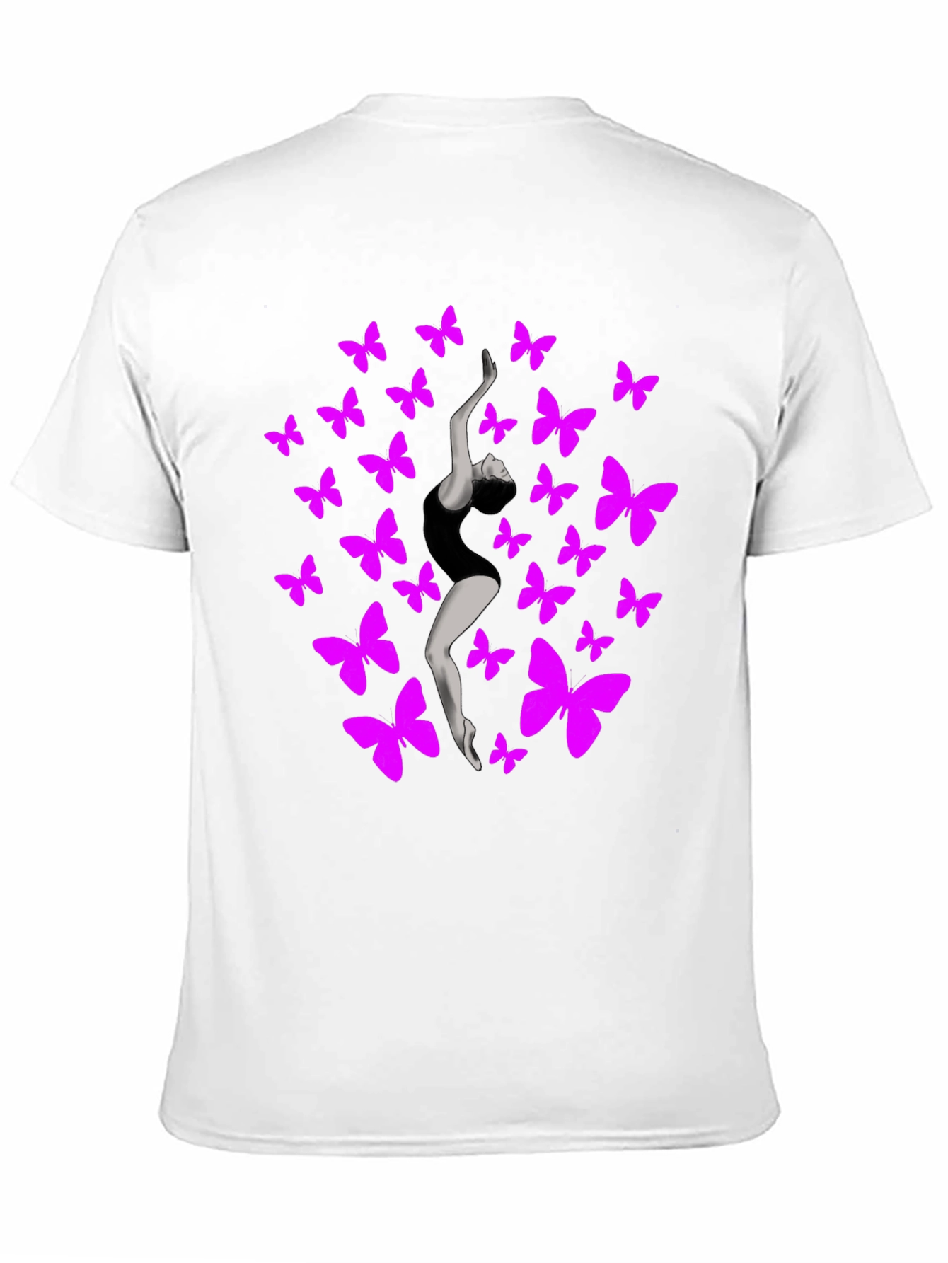 Butterfly Dancer Graphic Tee - Black