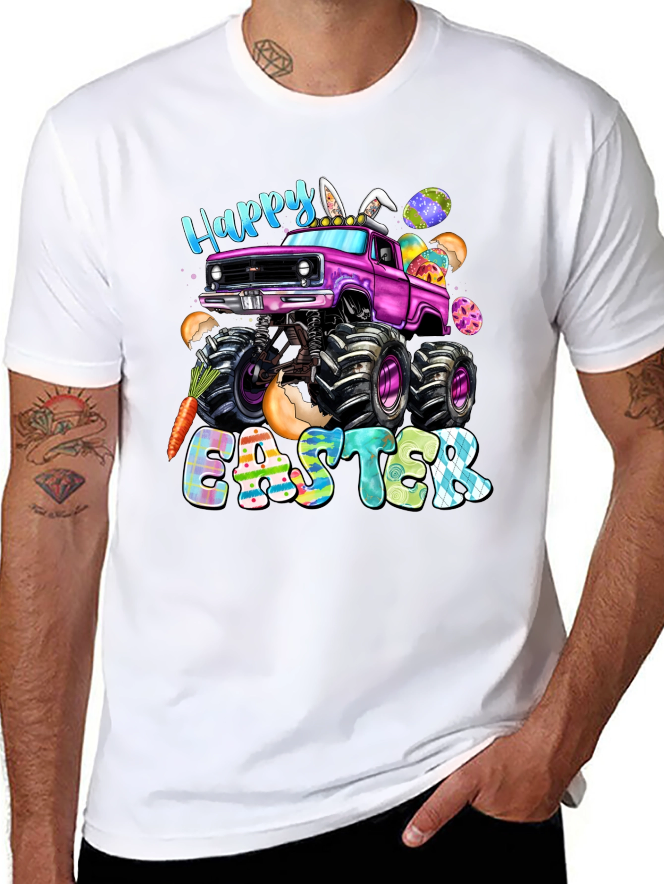 Happy Easter Monster Truck T-Shirt