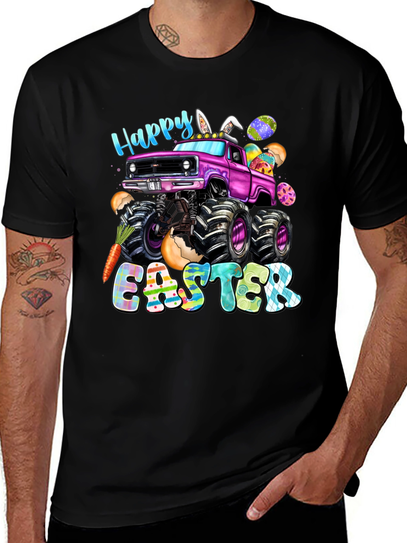 Happy Easter Monster Truck T-Shirt
