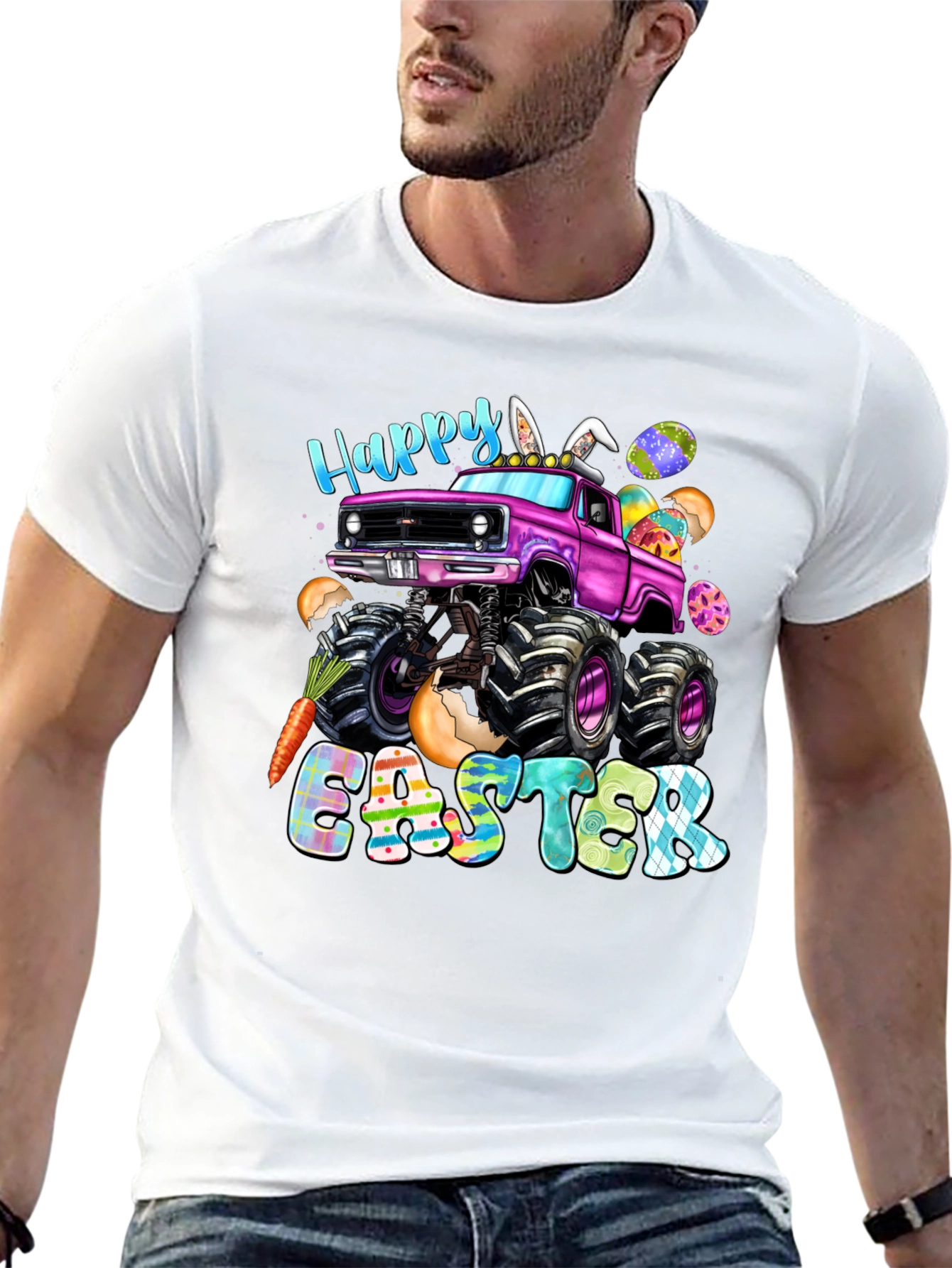 Happy Easter Monster Truck T-Shirt