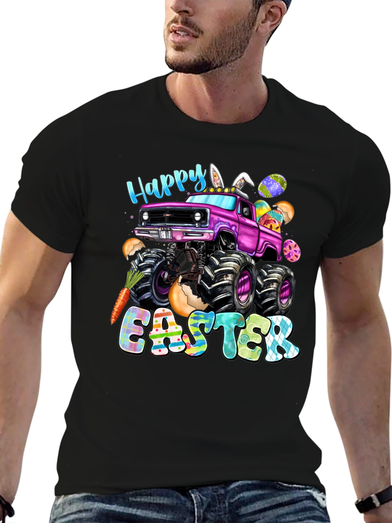 Happy Easter Monster Truck T-Shirt