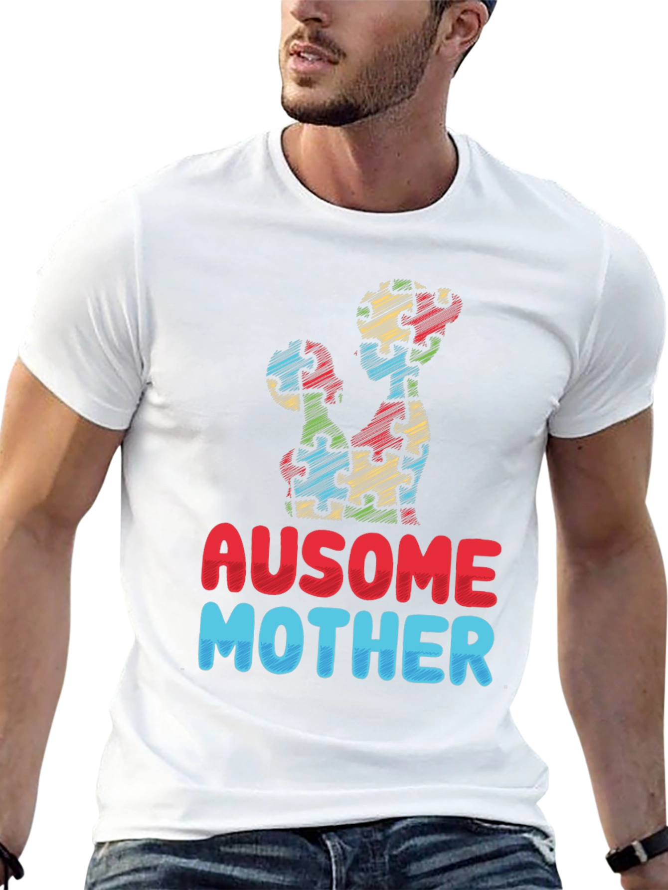 Ausome Mother Autism Awareness T-Shirt