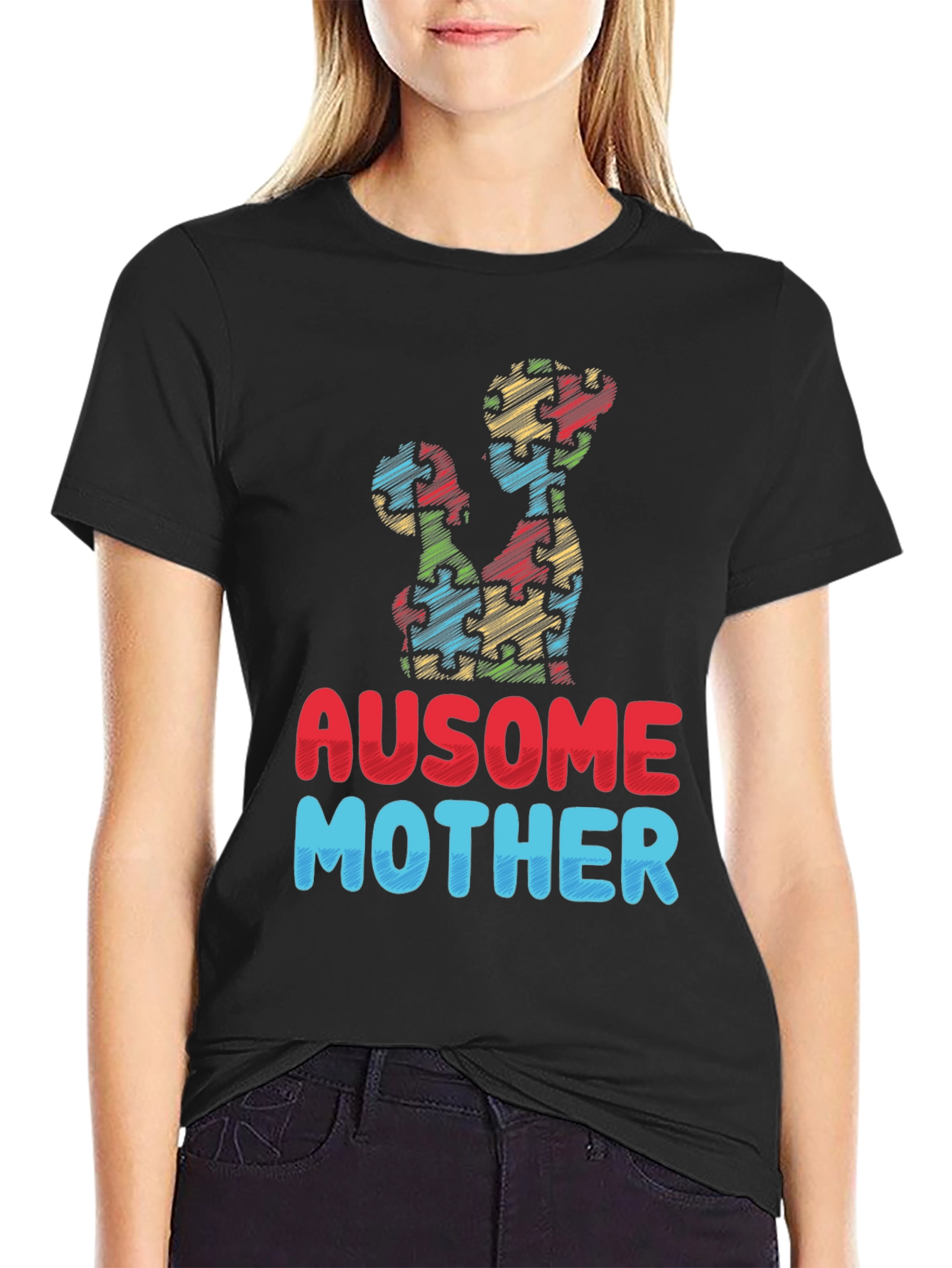 Ausome Mother Autism Awareness T-Shirt