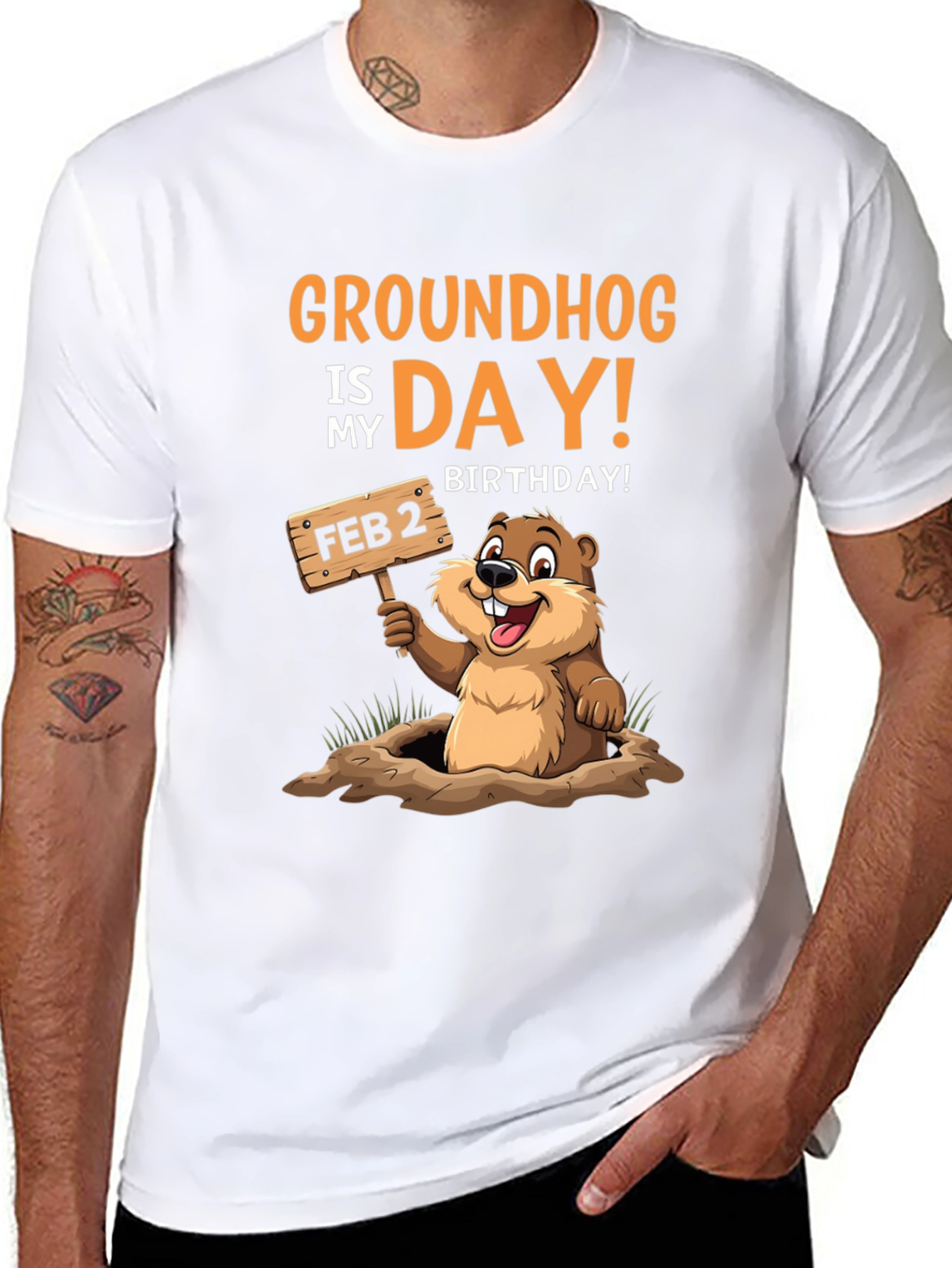 Groundhog Day Birthday T-Shirt