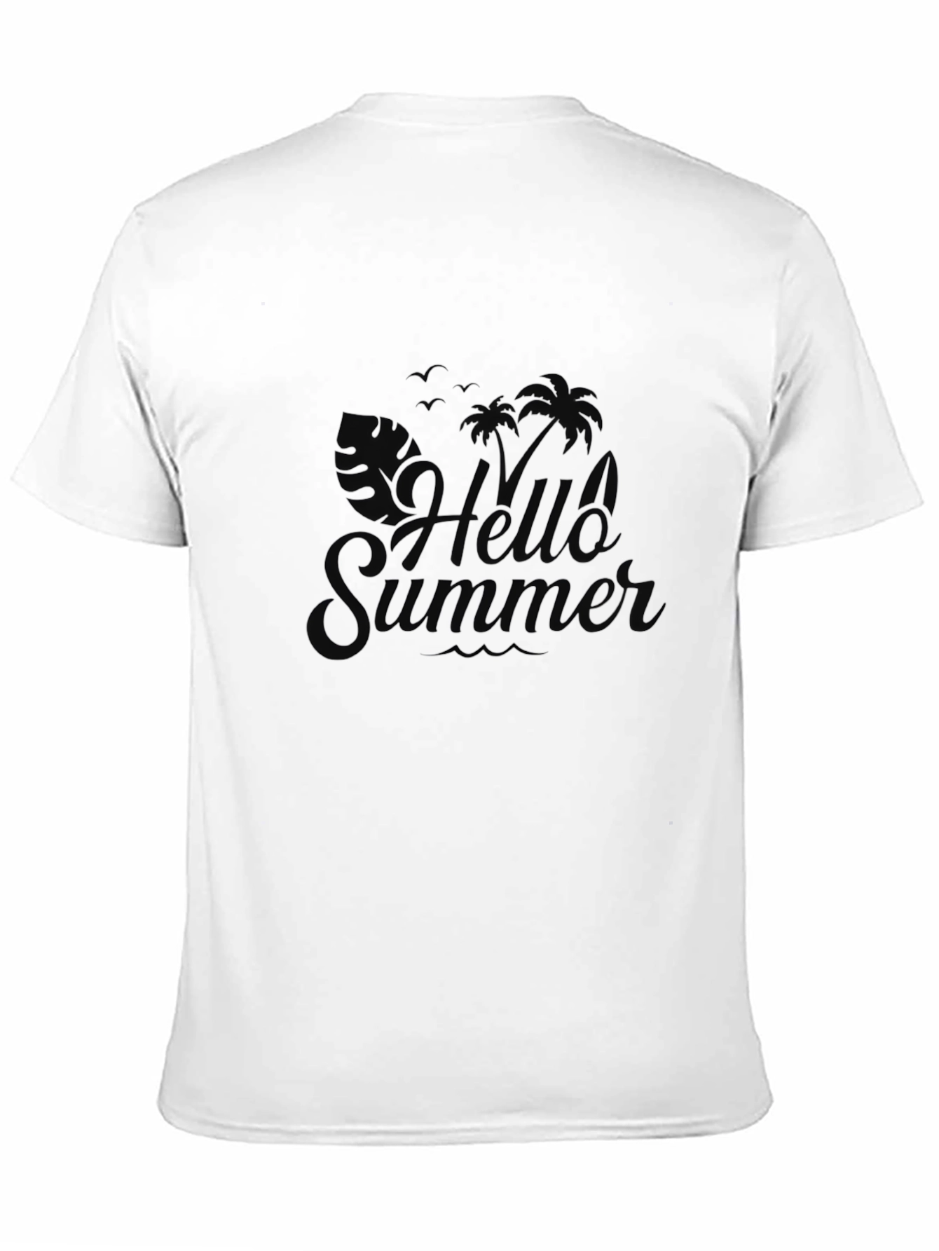 Hello Summer Graphic Tee - Black