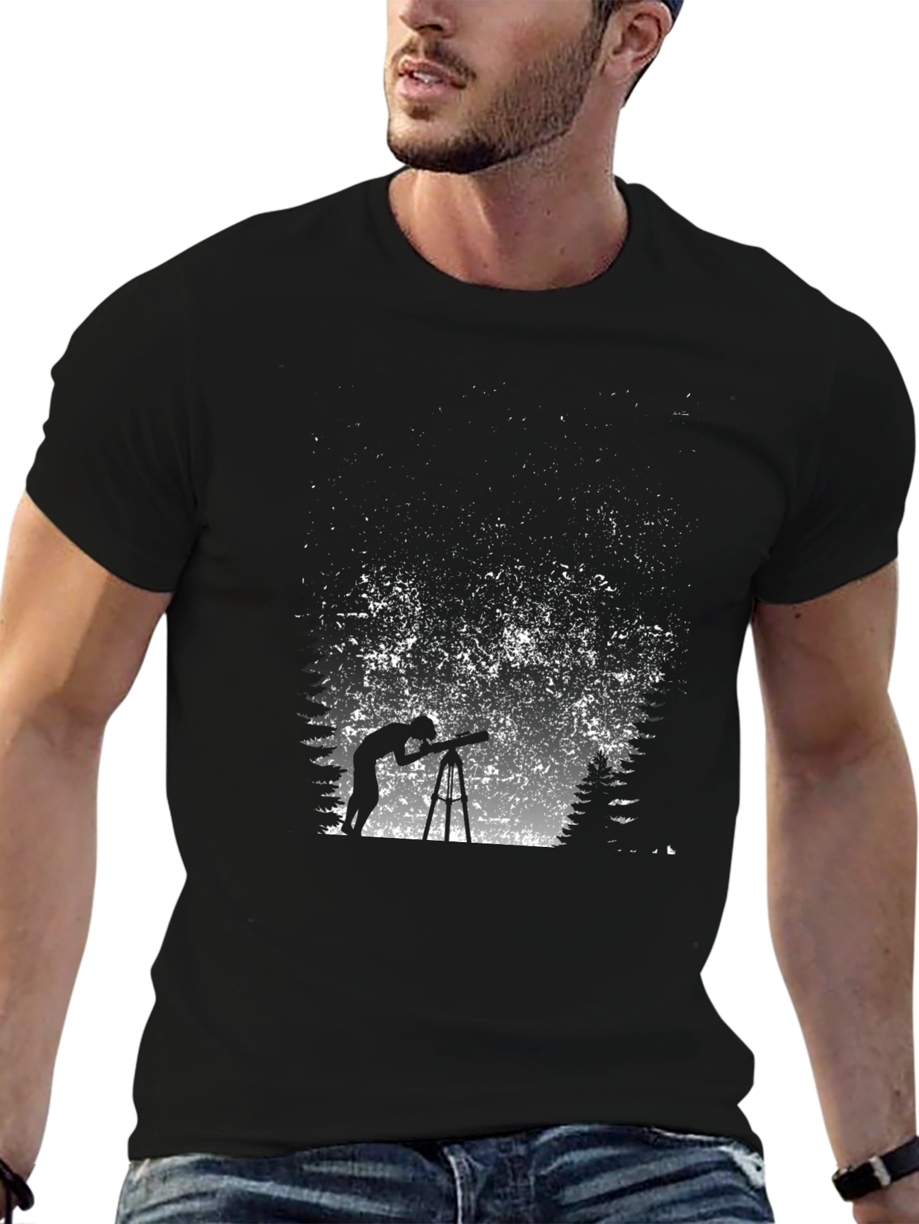 Astronomy T-Shirt - Stargazer Graphic Tee