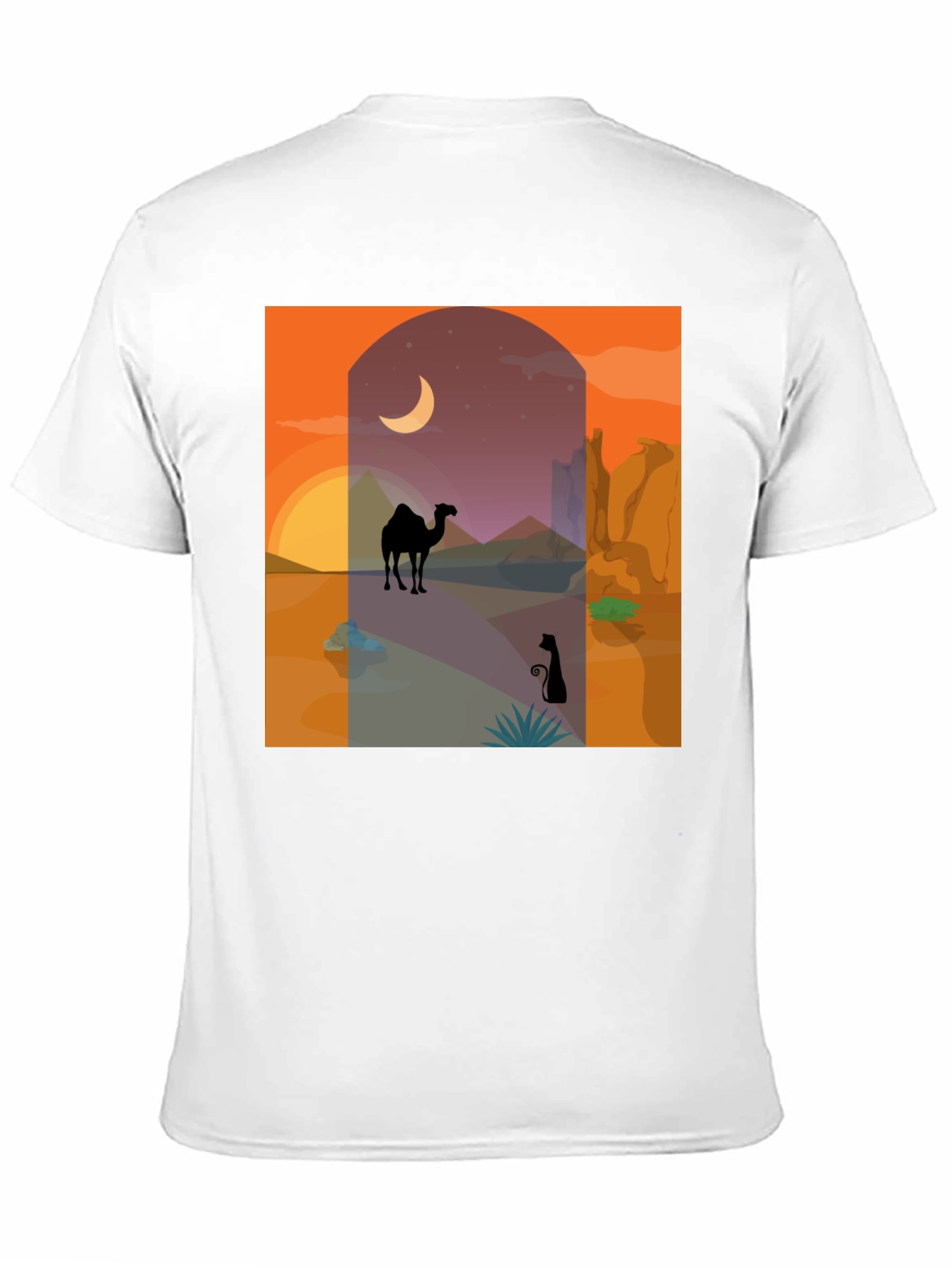 Desert Scene Graphic Tee - Stylish & Unique