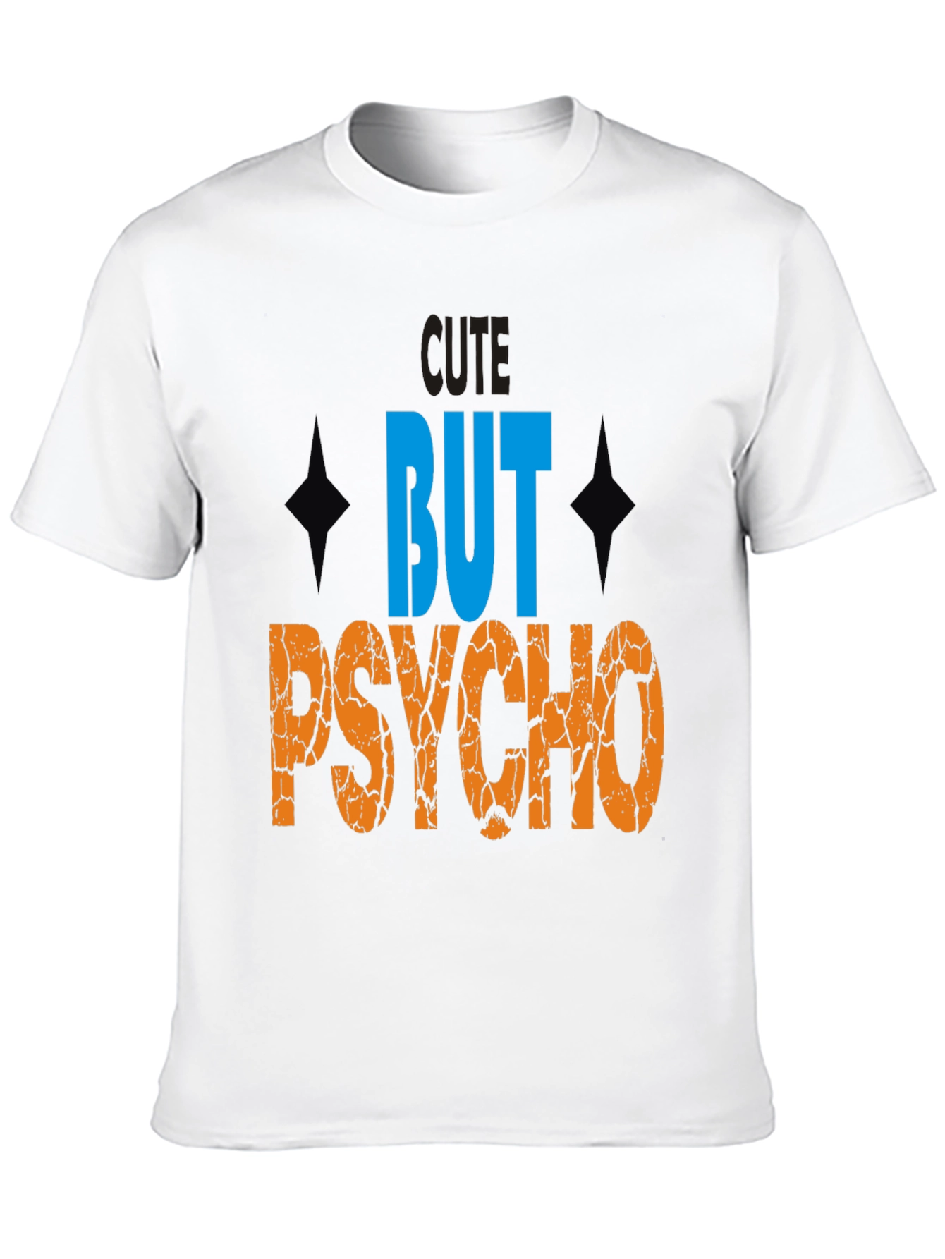 Cute But Psycho Graphic Tee - Mens Black T-Shirt