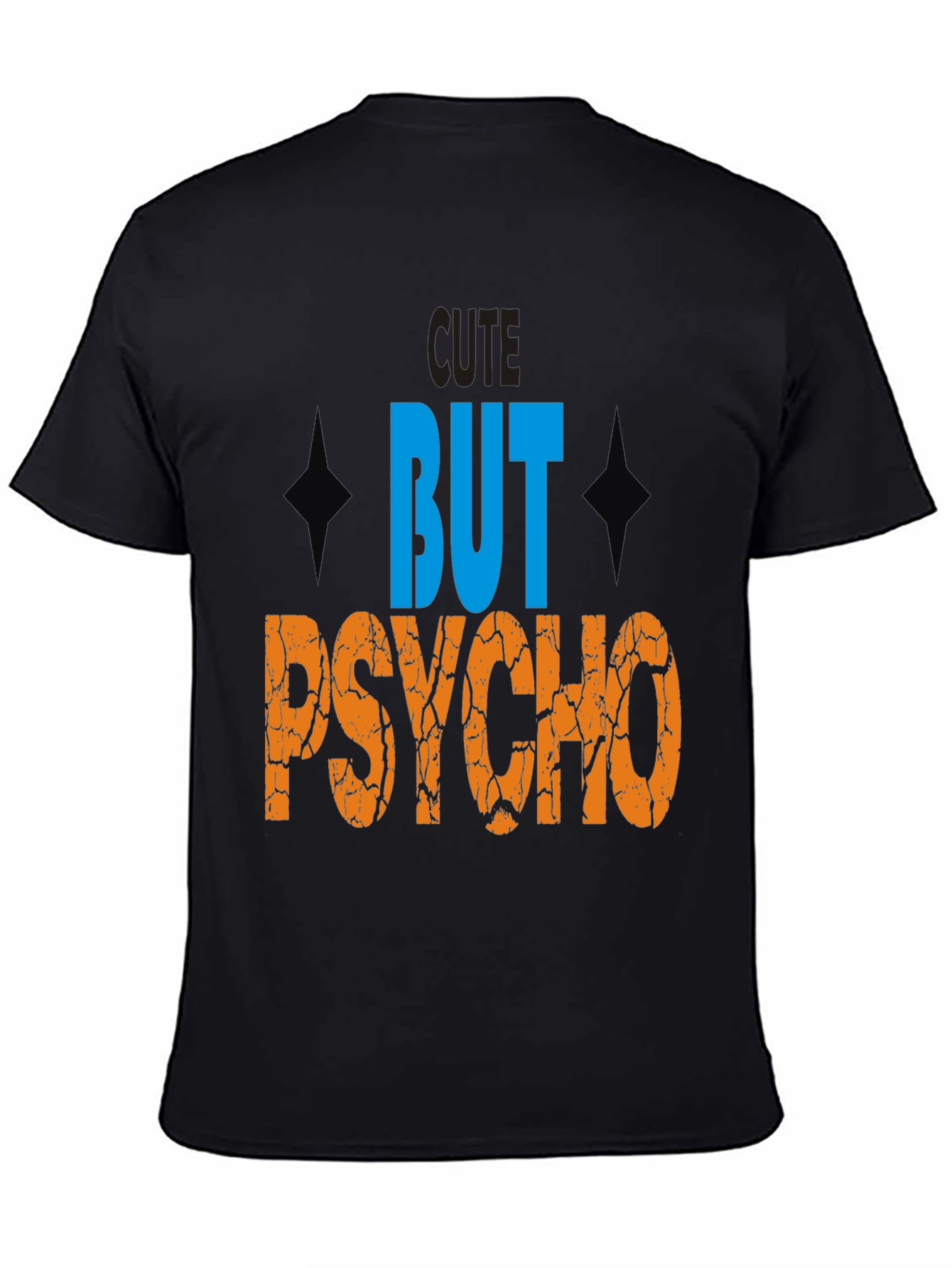 Cute But Psycho Graphic Tee - Mens Black T-Shirt