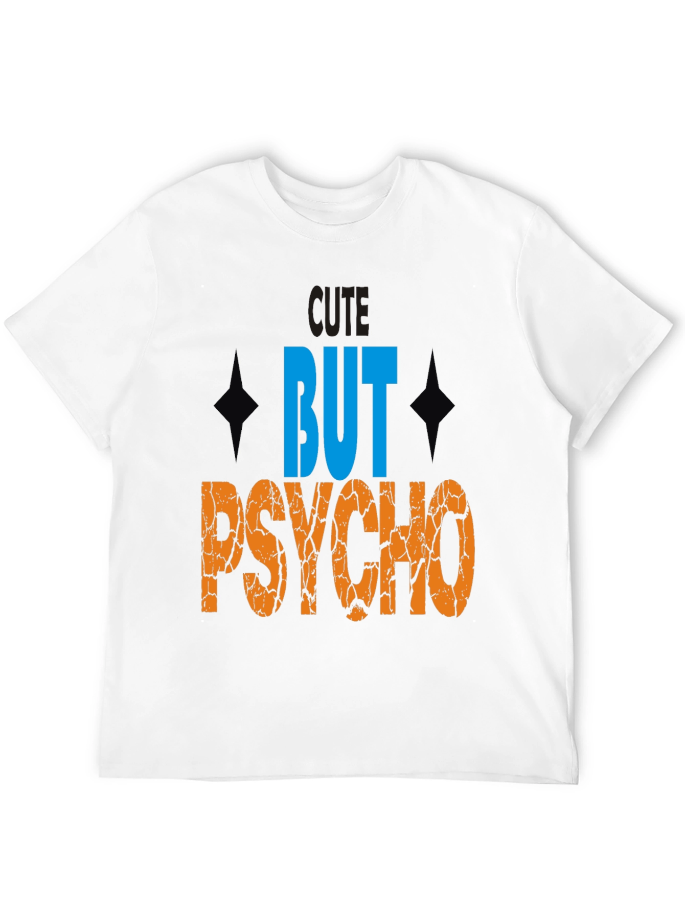 Cute But Psycho Graphic Tee - Mens Black T-Shirt