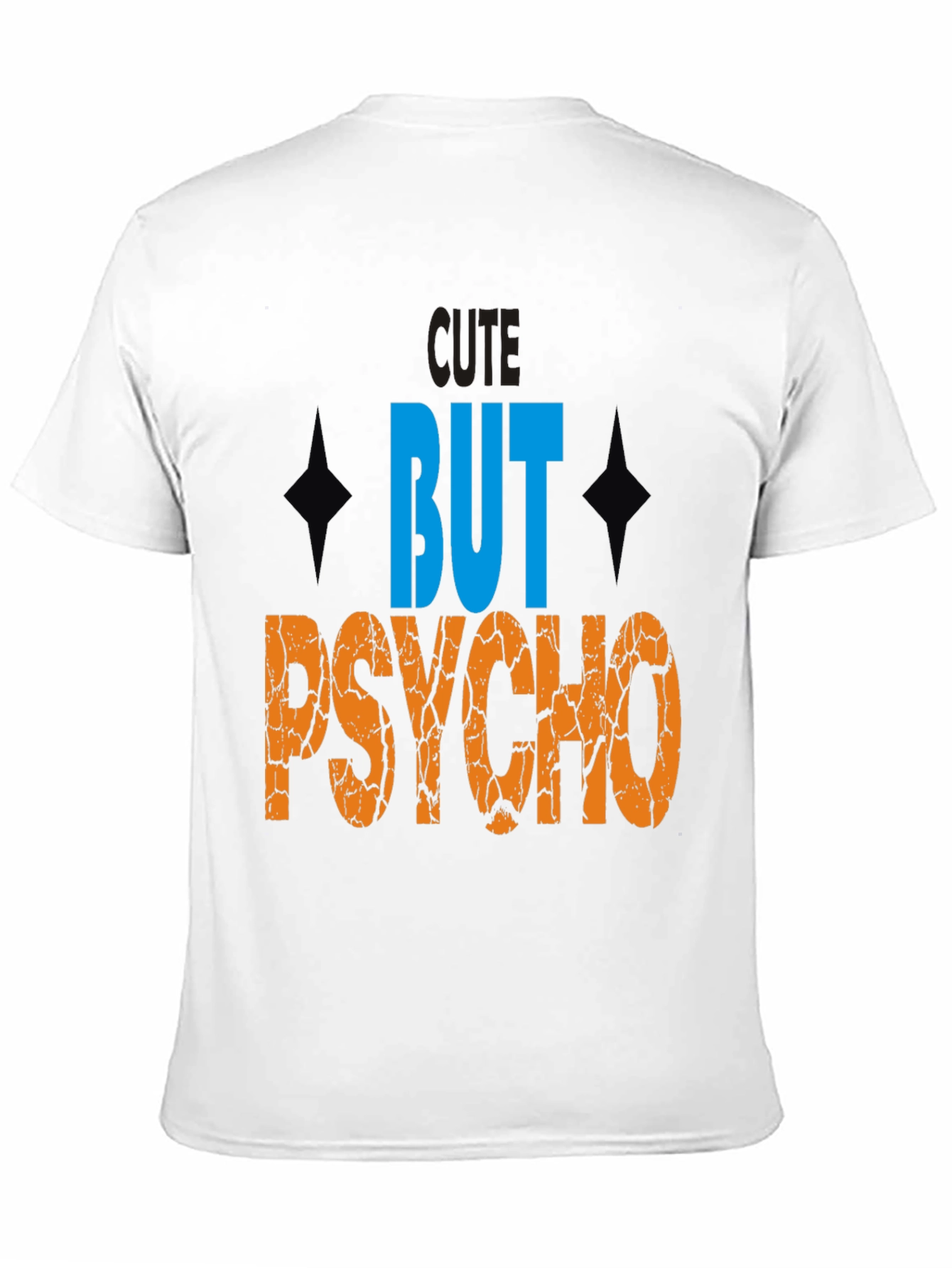 Cute But Psycho Graphic Tee - Mens Black T-Shirt