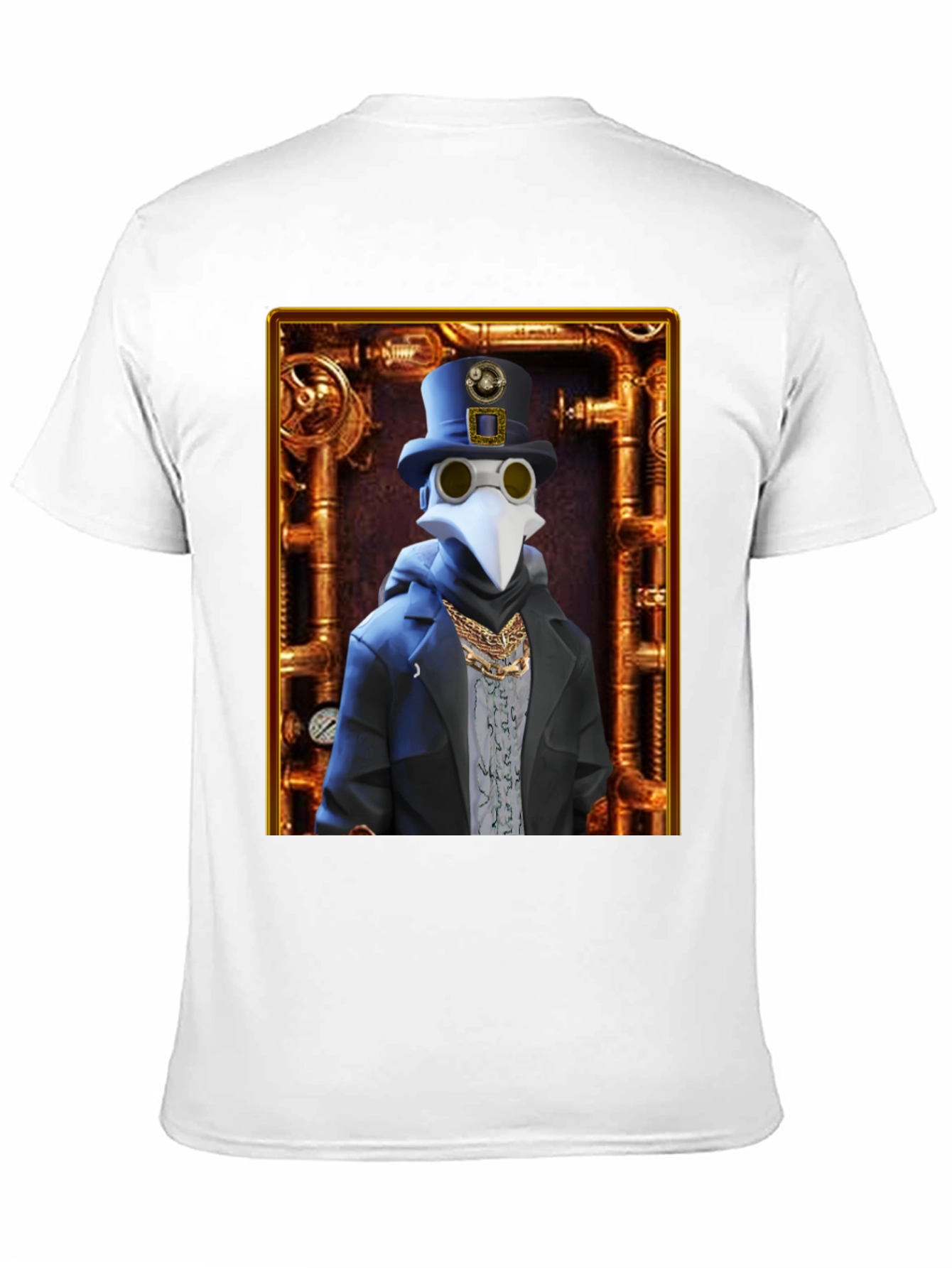 Steampunk Plague Doctor Graphic T-Shirt - Unique Design