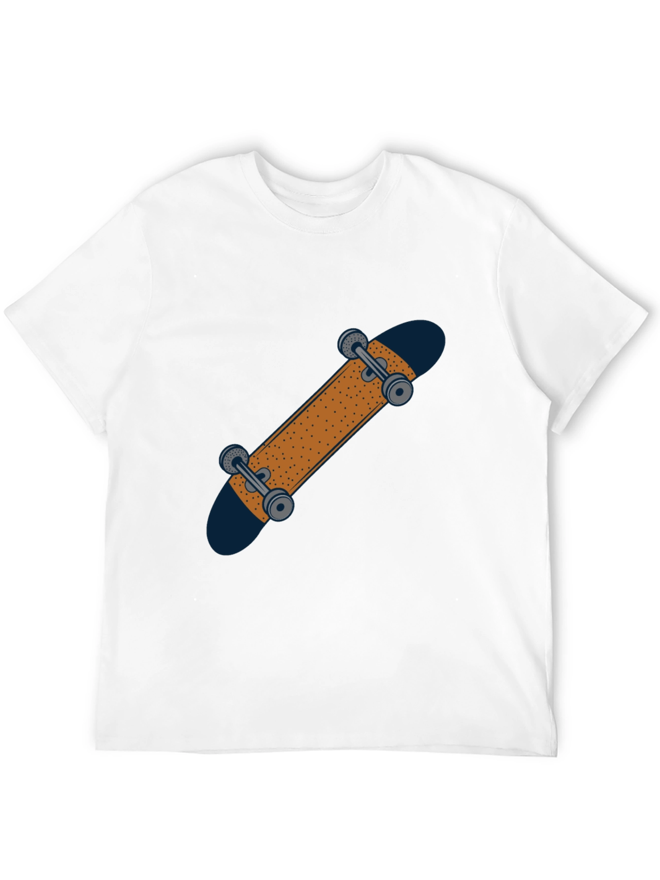 Skateboard Graphic T-Shirt - Casual Style