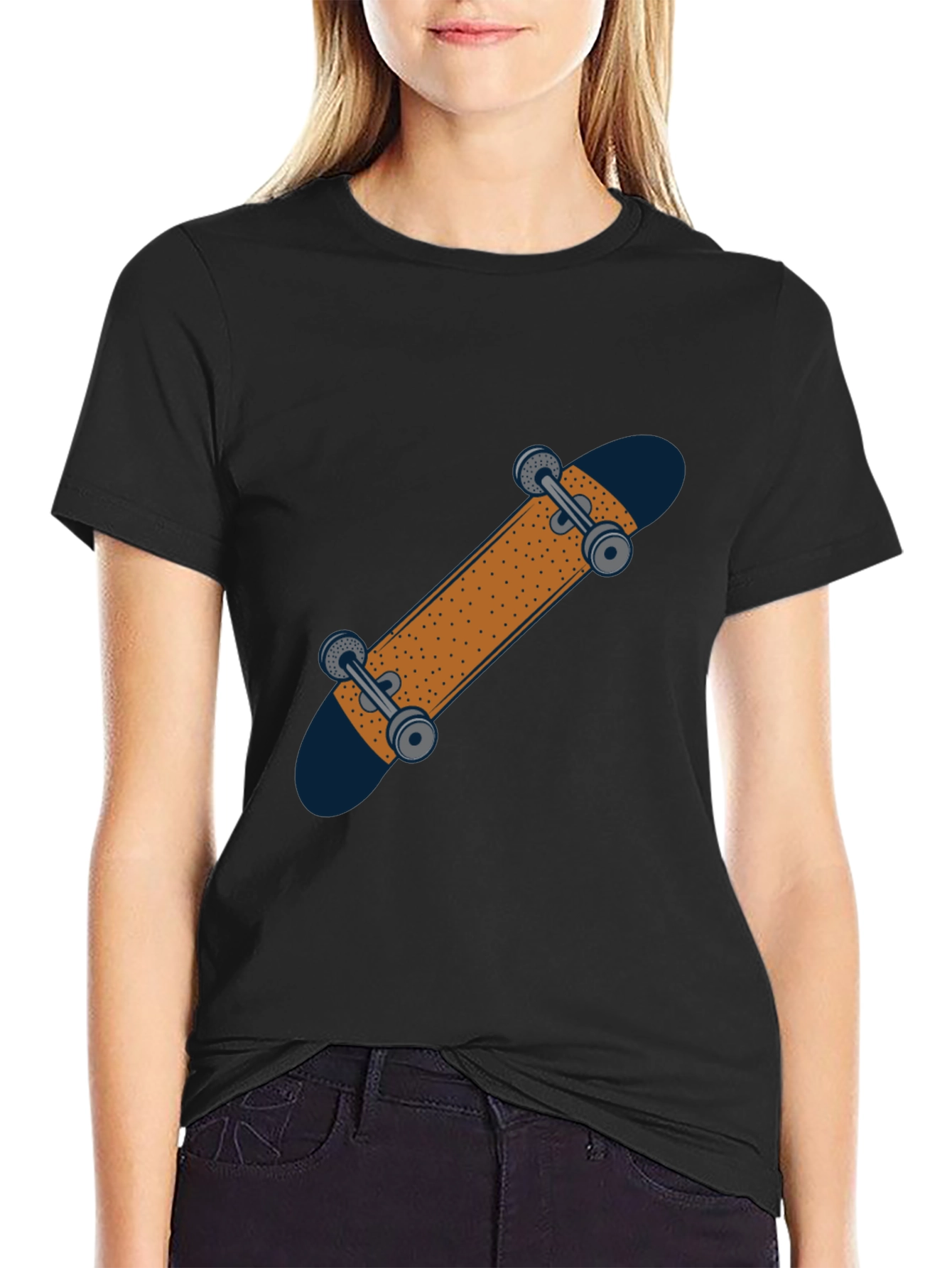 Skateboard Graphic T-Shirt - Casual Style